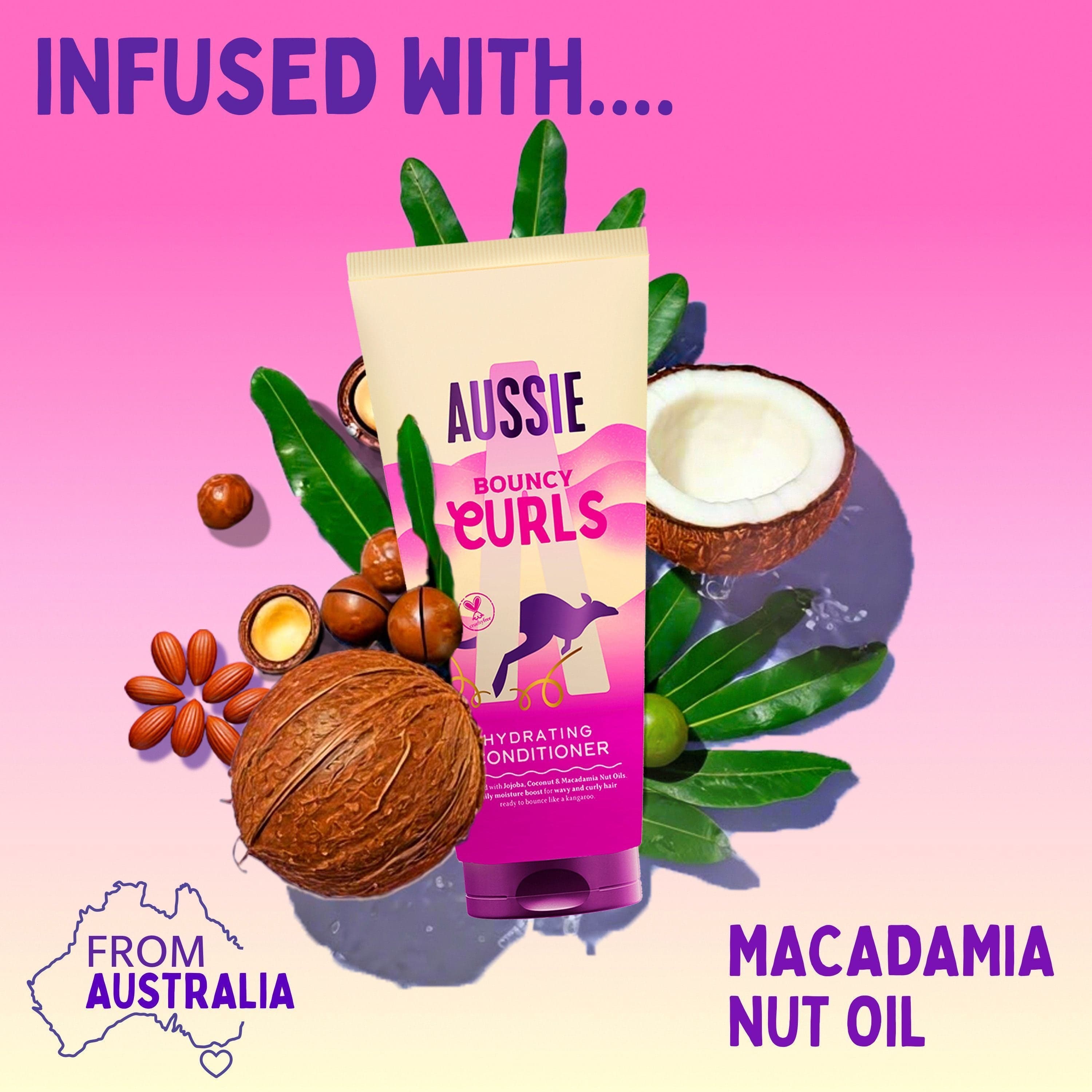 Aussie Bouncy Curls Hydrating Conditioner 1000 ml - produktbild 4