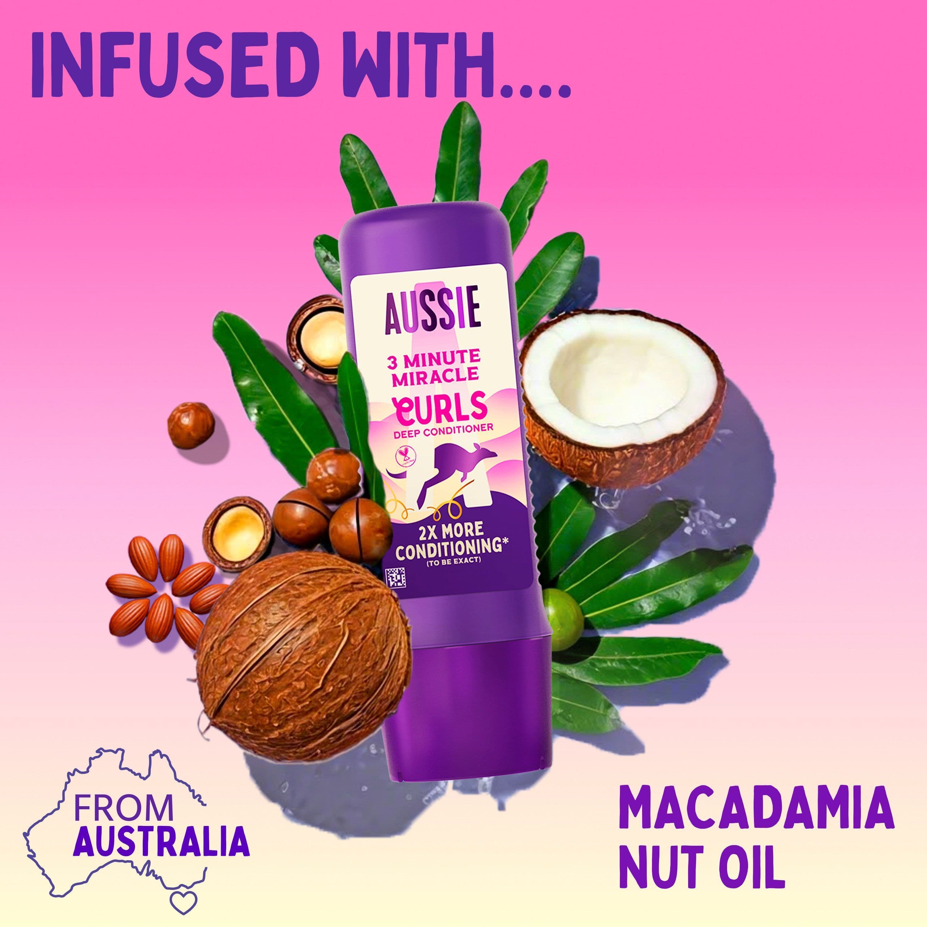 Aussie 3 Minute Miracle Curls Deep Conditioner 250 ml - produktbild 4