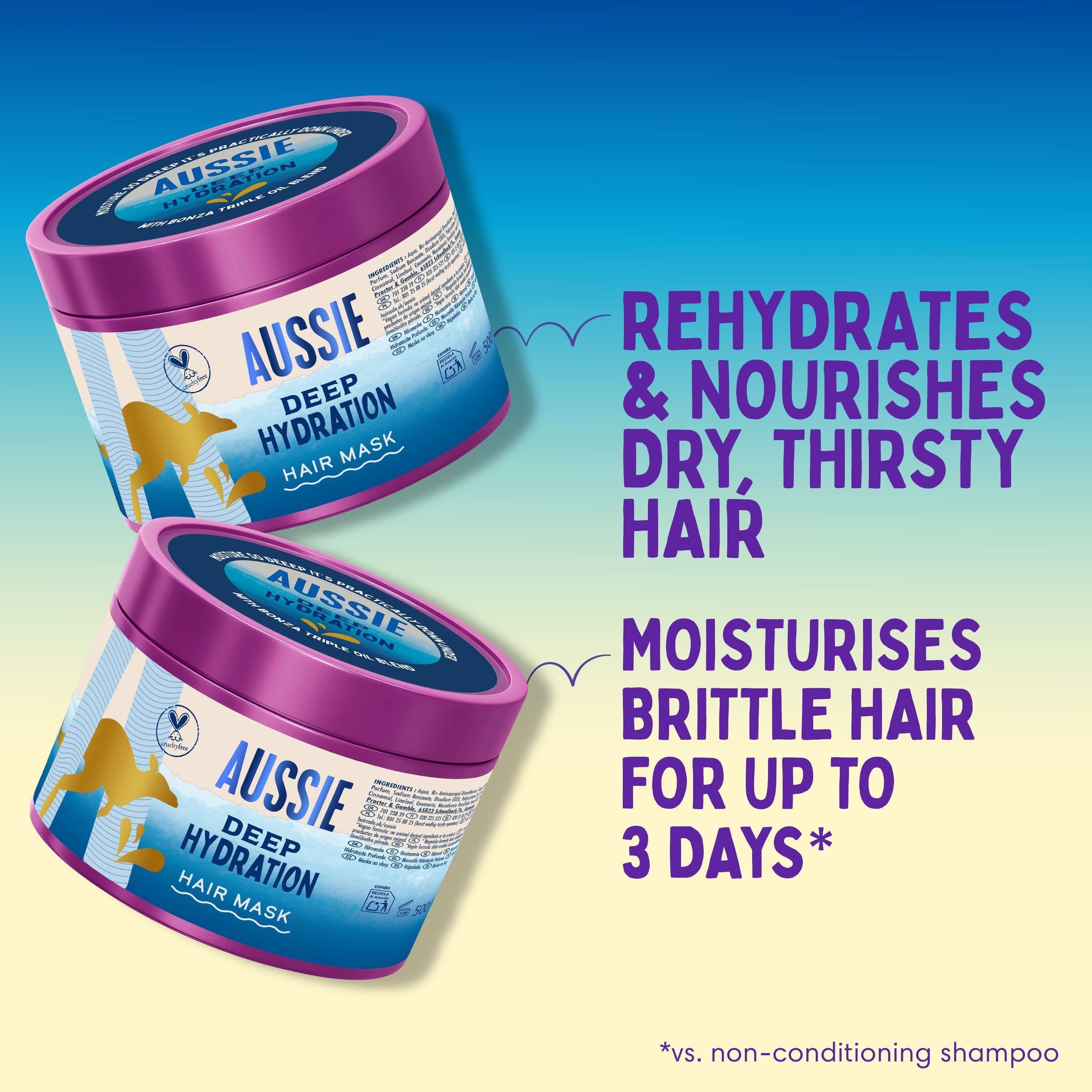 Aussie Deep Hydration Hair Mask 500 ml 2