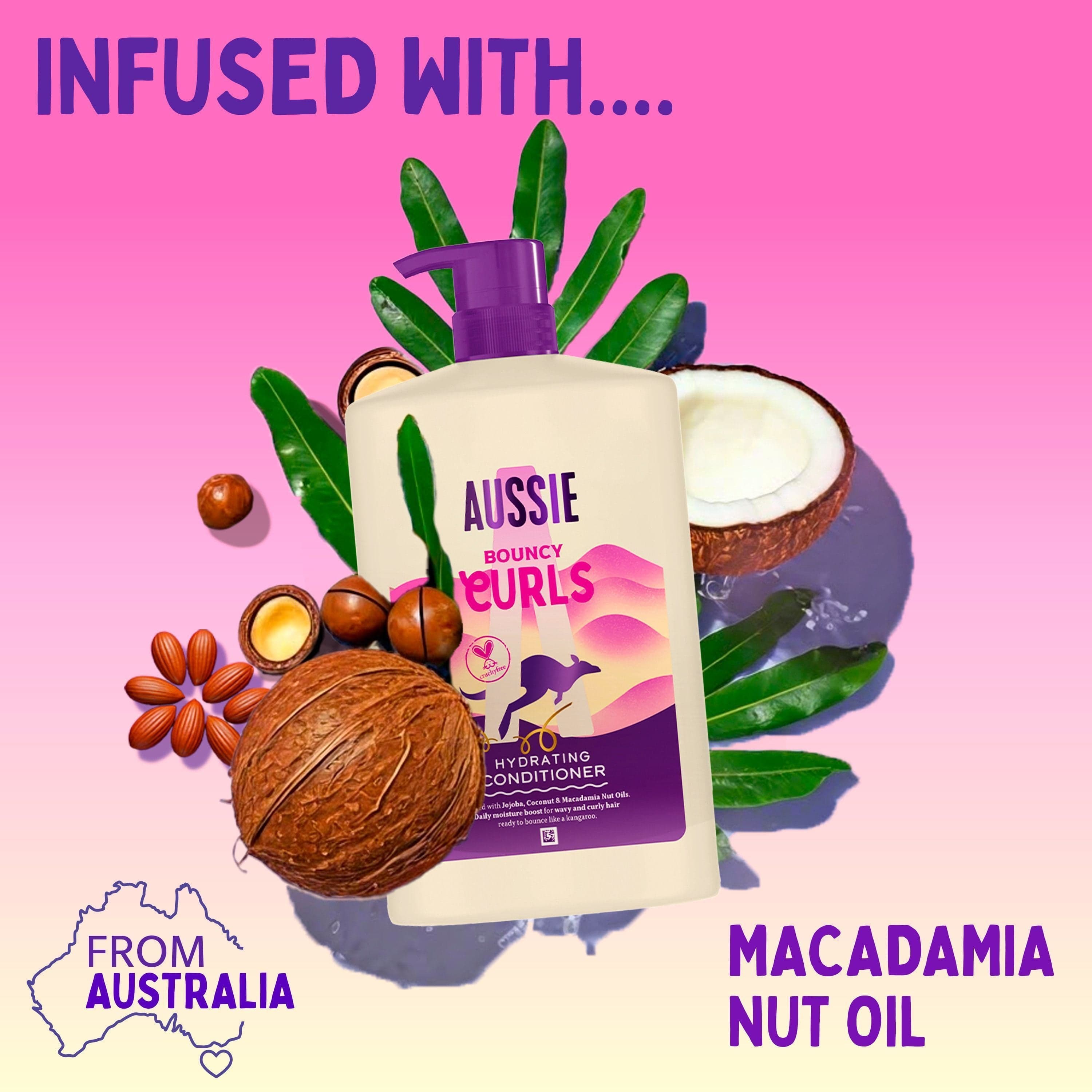 Aussie Bouncy Curls Hydrating Conditioner 200 ml - produktbild 4