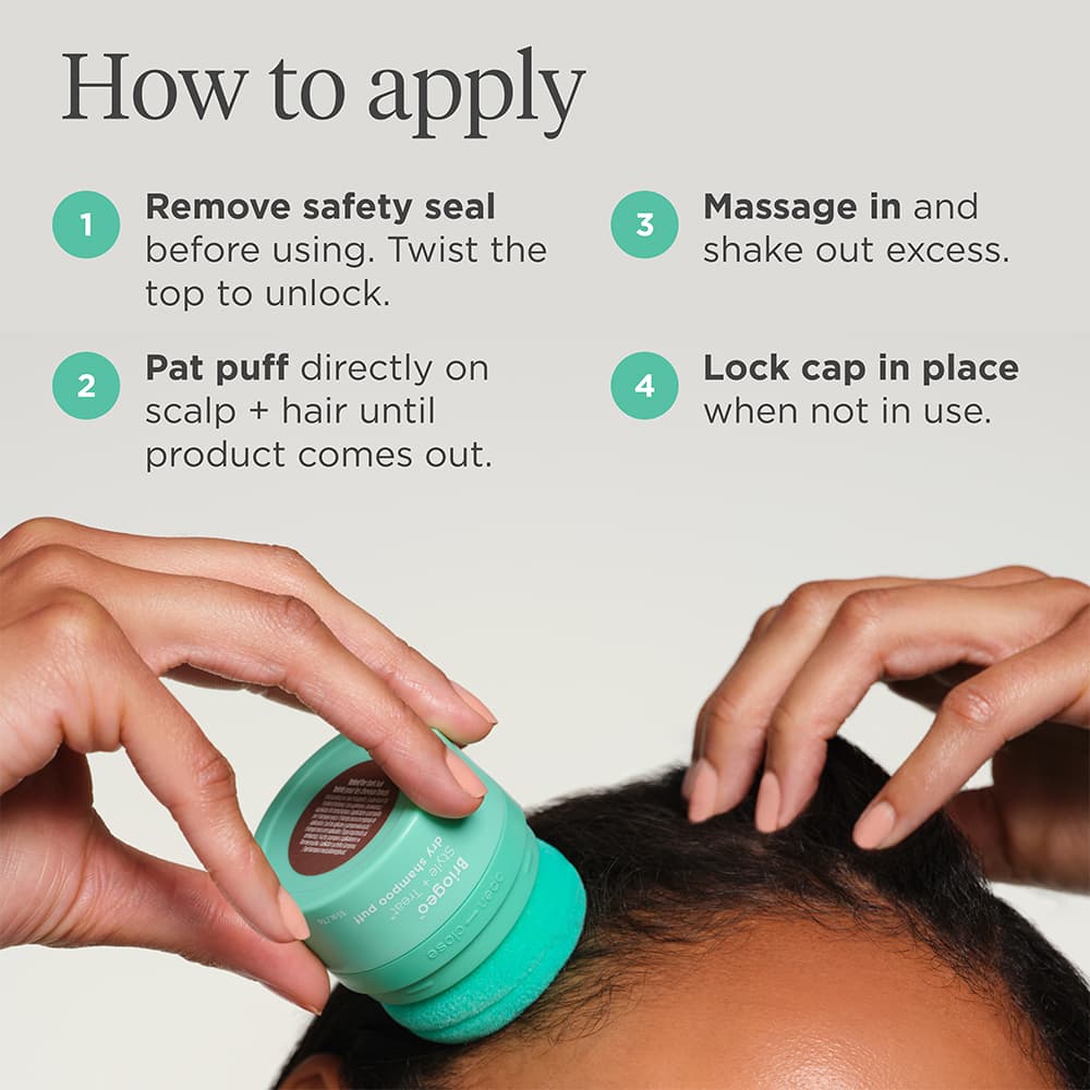 Briogeo Style + Treat Dry Shampoo Puff Universal 15 g 4