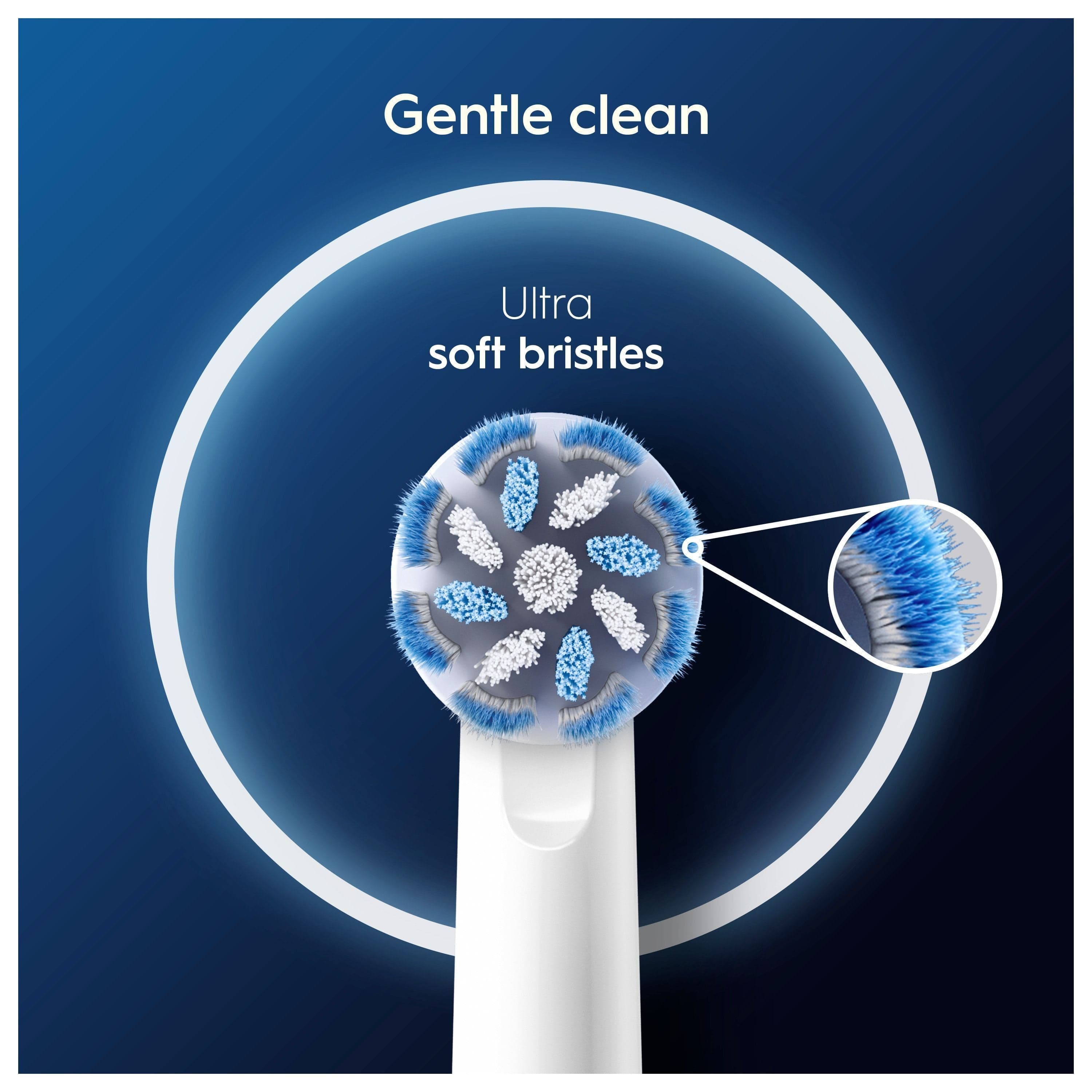 Oral-B Sensitive Clean Borsthuvuden 8 st - produktbild 4