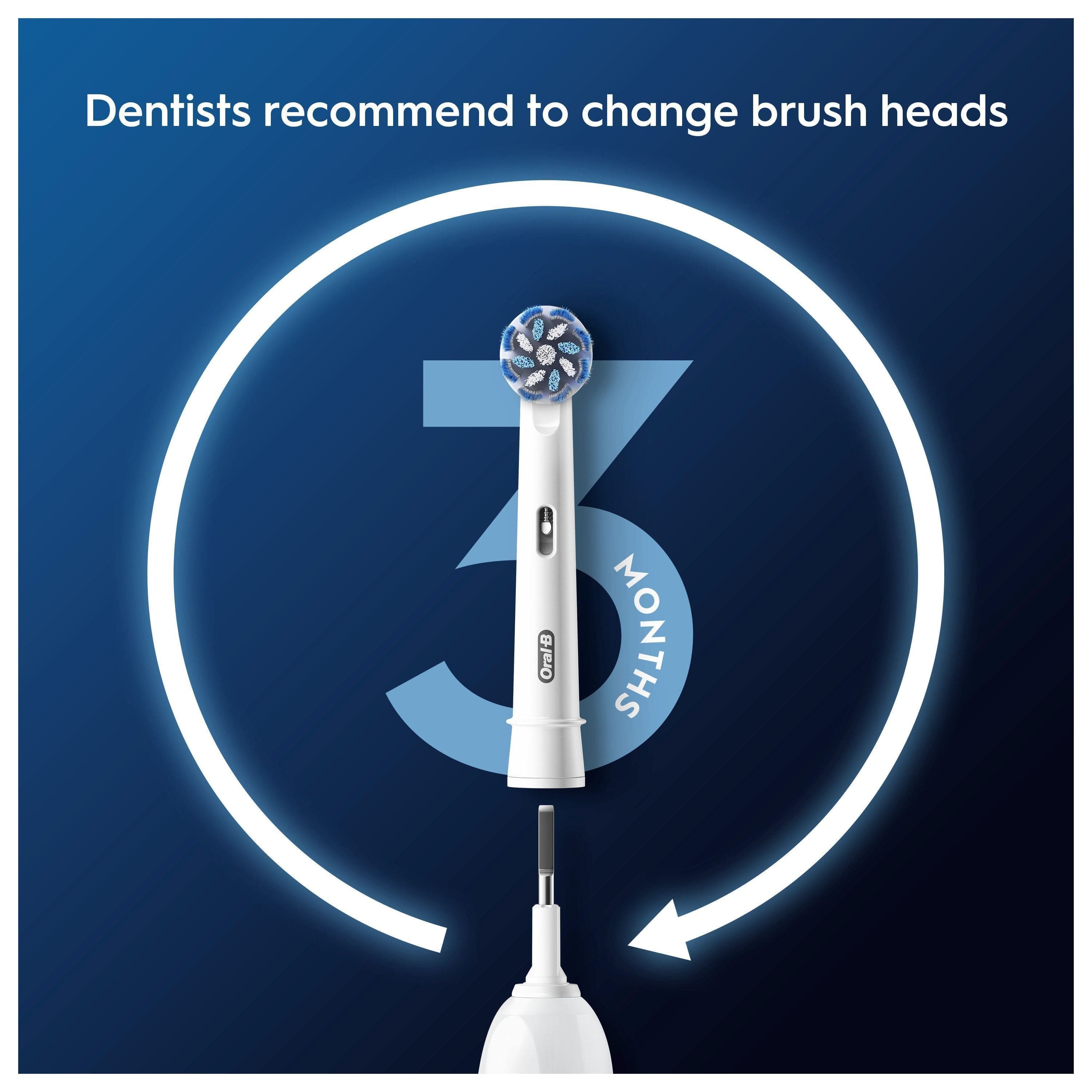 Oral-B Sensitive Clean Borsthuvuden 8 st - produktbild 5