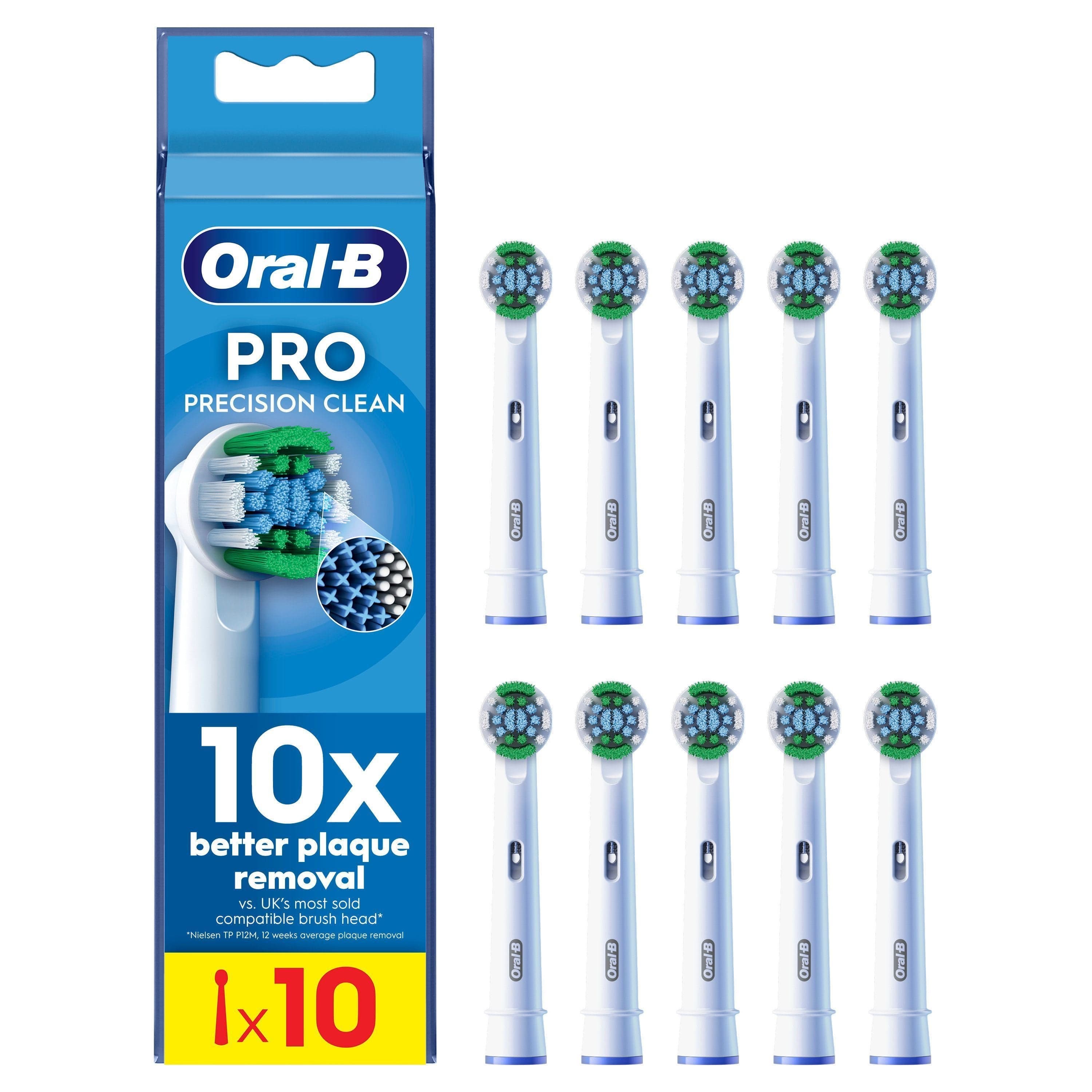 Oral-B Precision Clean Borsthuvuden 10 st 1