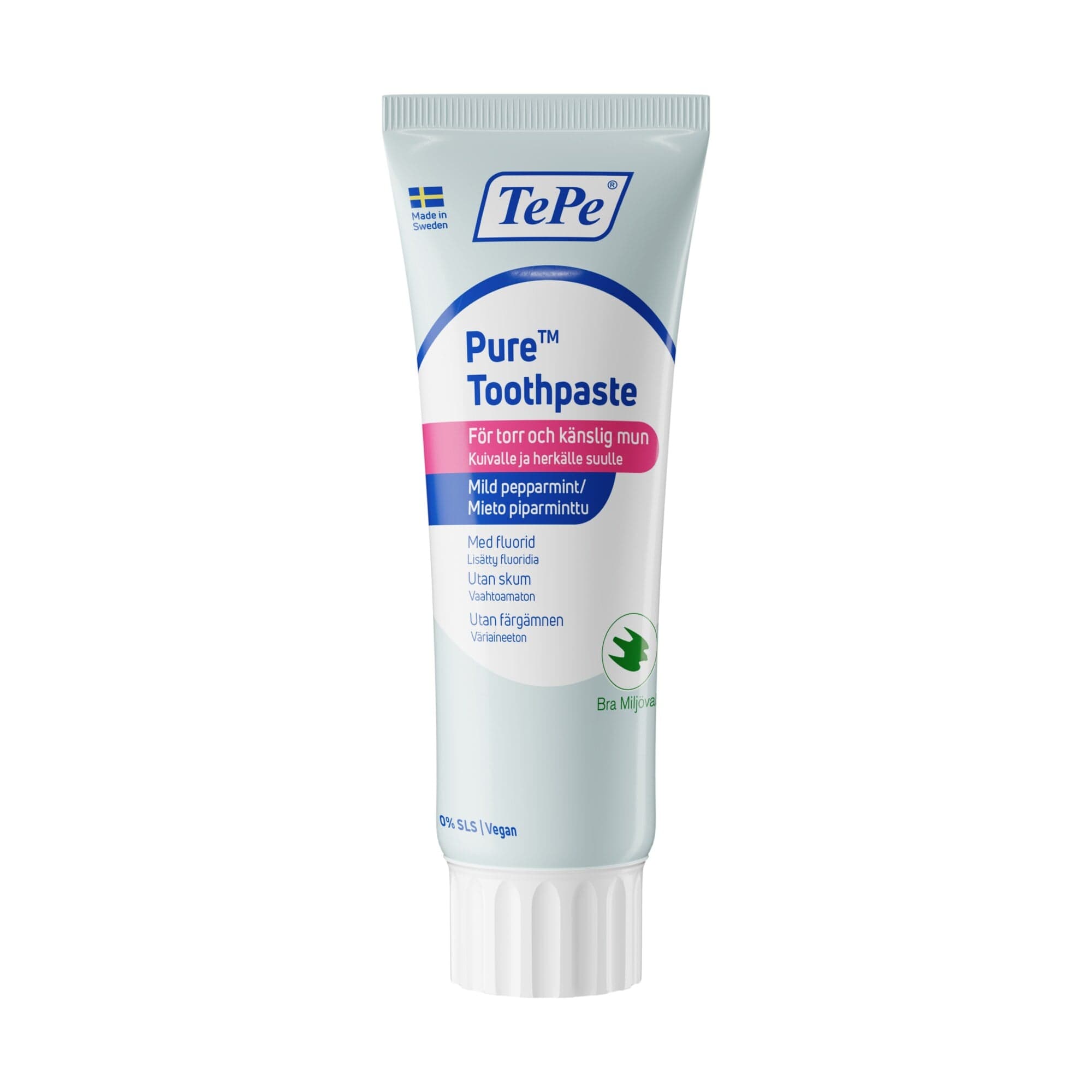 TePe Pure Toothpaste Mild Pepparmint 75 ml