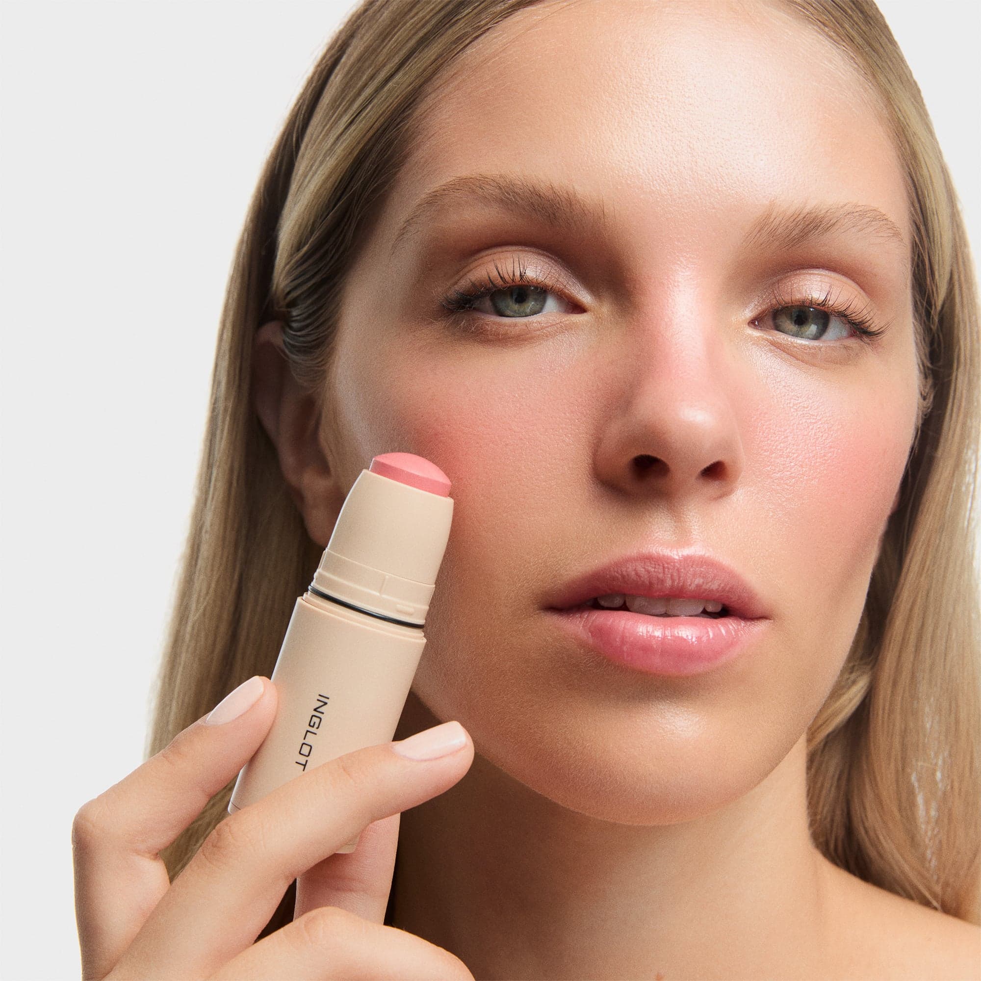 Inglot Cream Stick Blush 210 Delicate Coral 6,2 g - produktbild 4