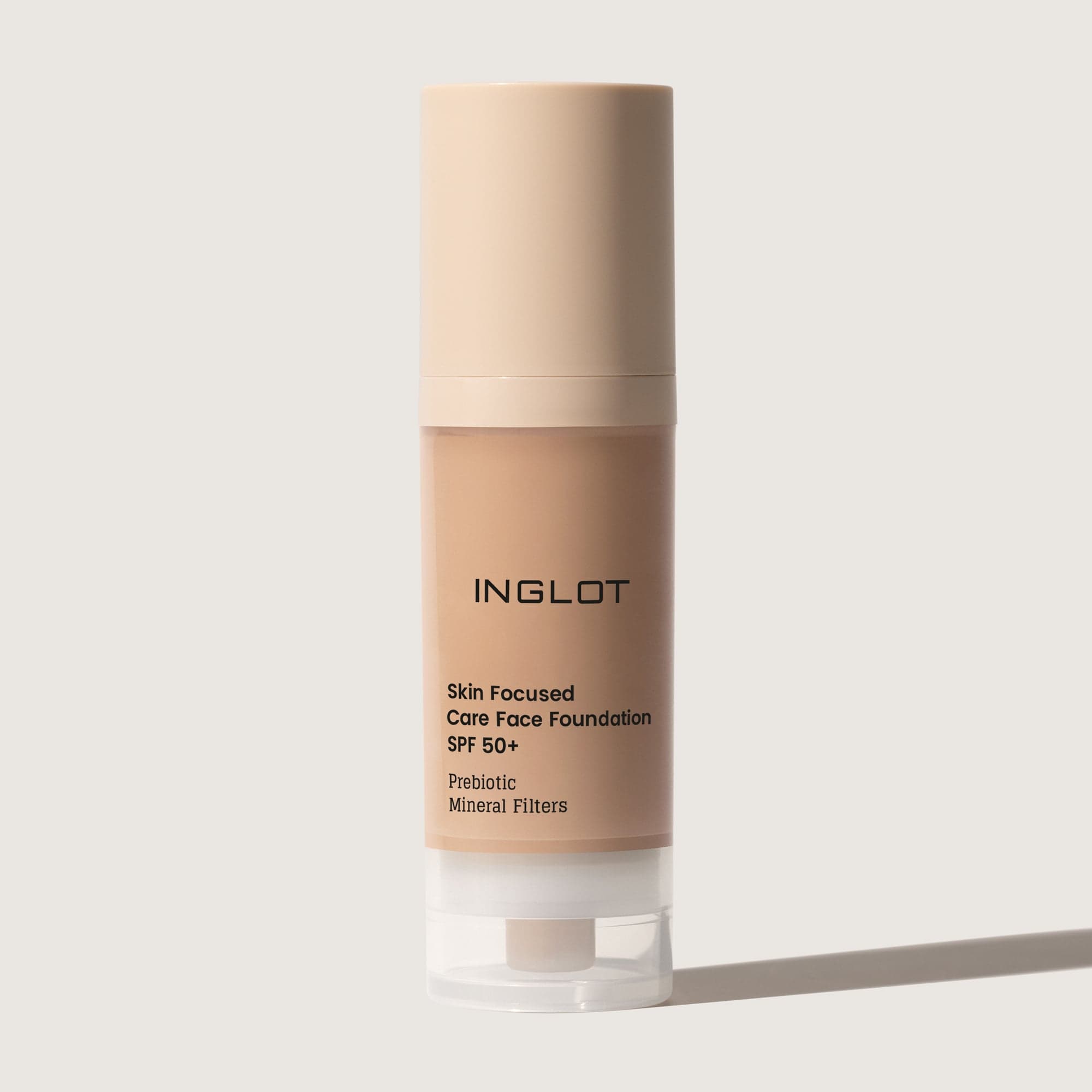 Inglot Skin Focused Care Face Foundation SPF50+ Tan Rose 30 ml - produktbild 4