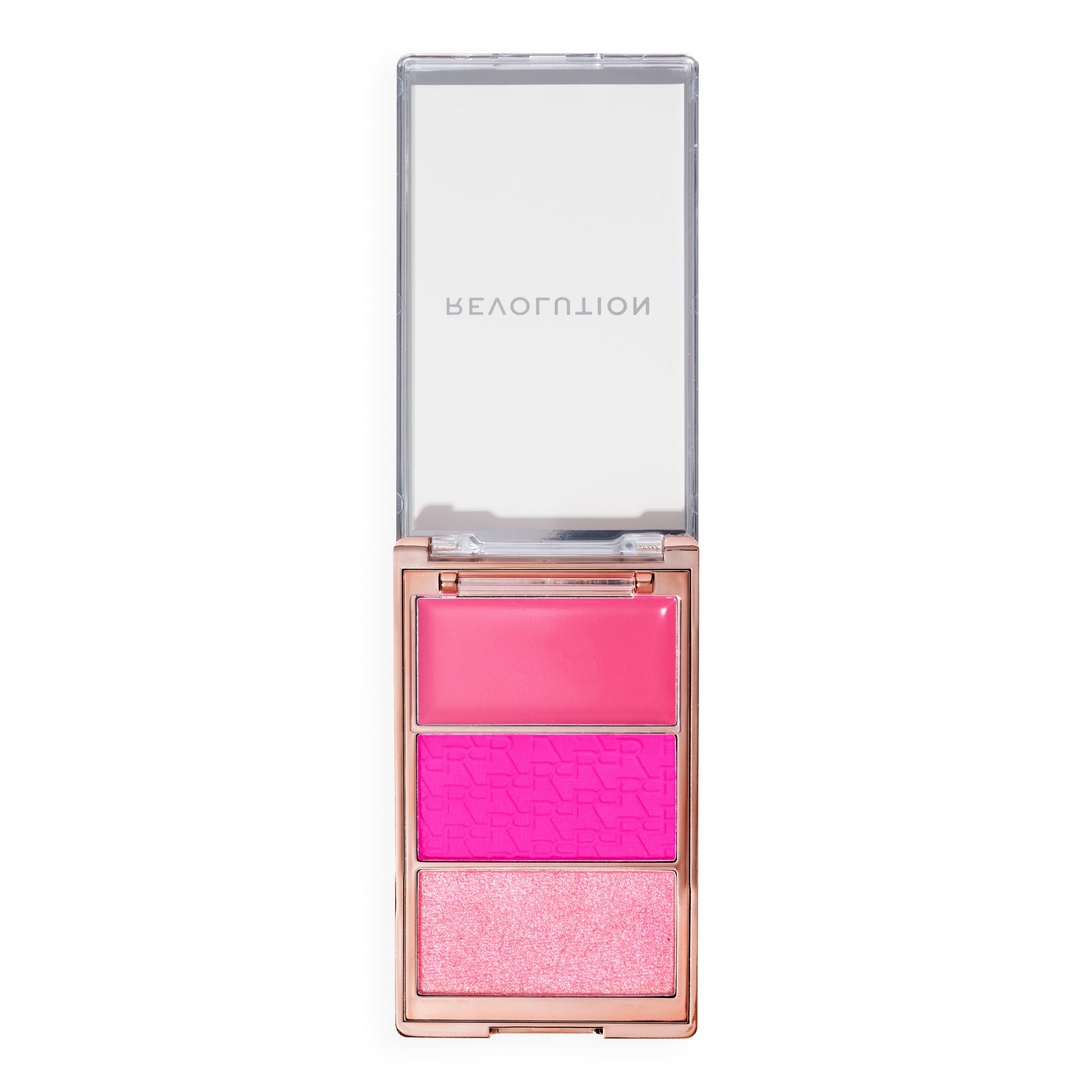 Revolution Blush Icon Palette Hot Pink Flag 9,8 g - produktbild 2