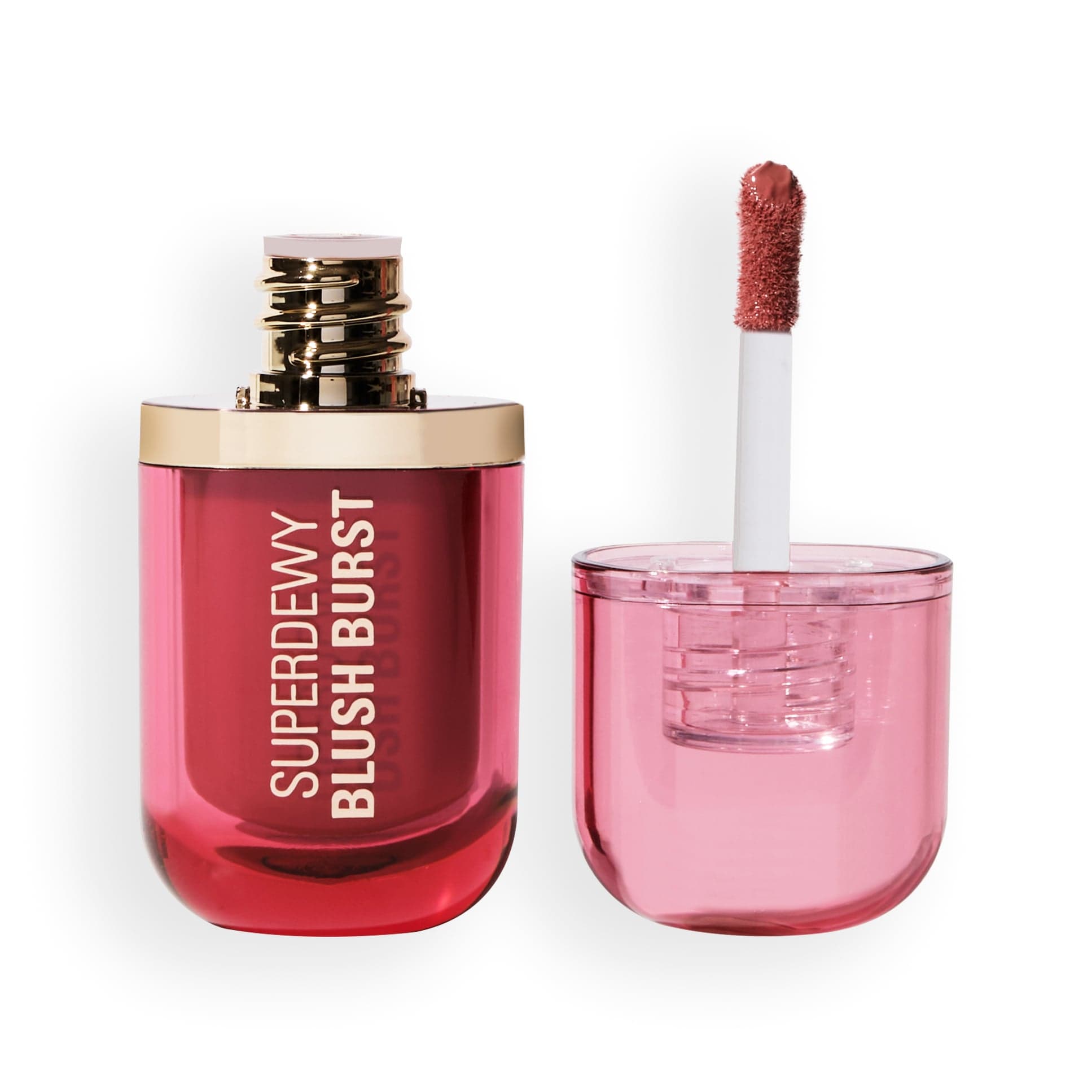 Revolution Superdewy Blush Plump Serum Liquid Blush Rose all Day Dusty Pink 4,2 ml - produktbild 2