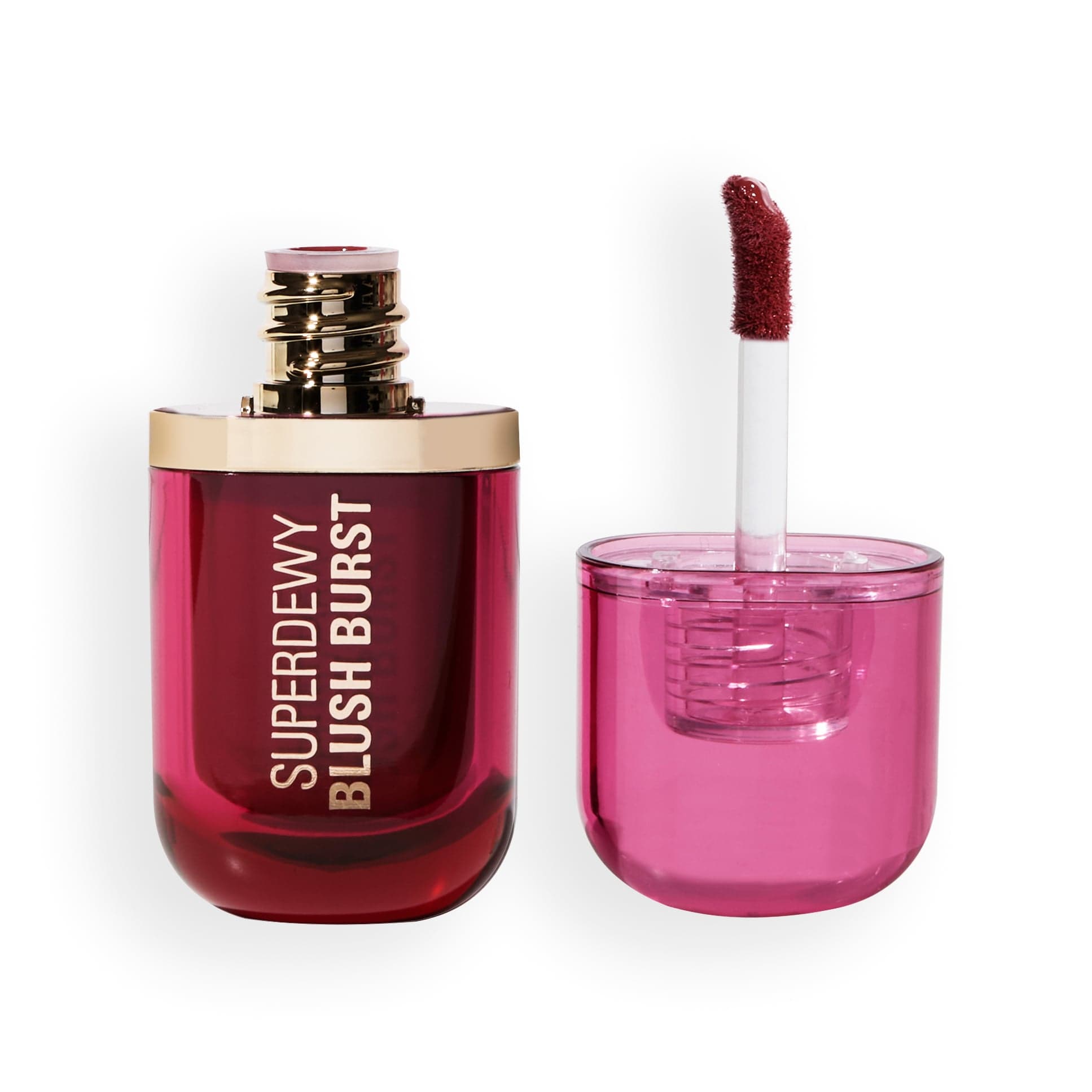 Revolution Superdewy Blush Plump Serum Liquid Blush Wine Gummy Berry 4,2, ml - produktbild 2