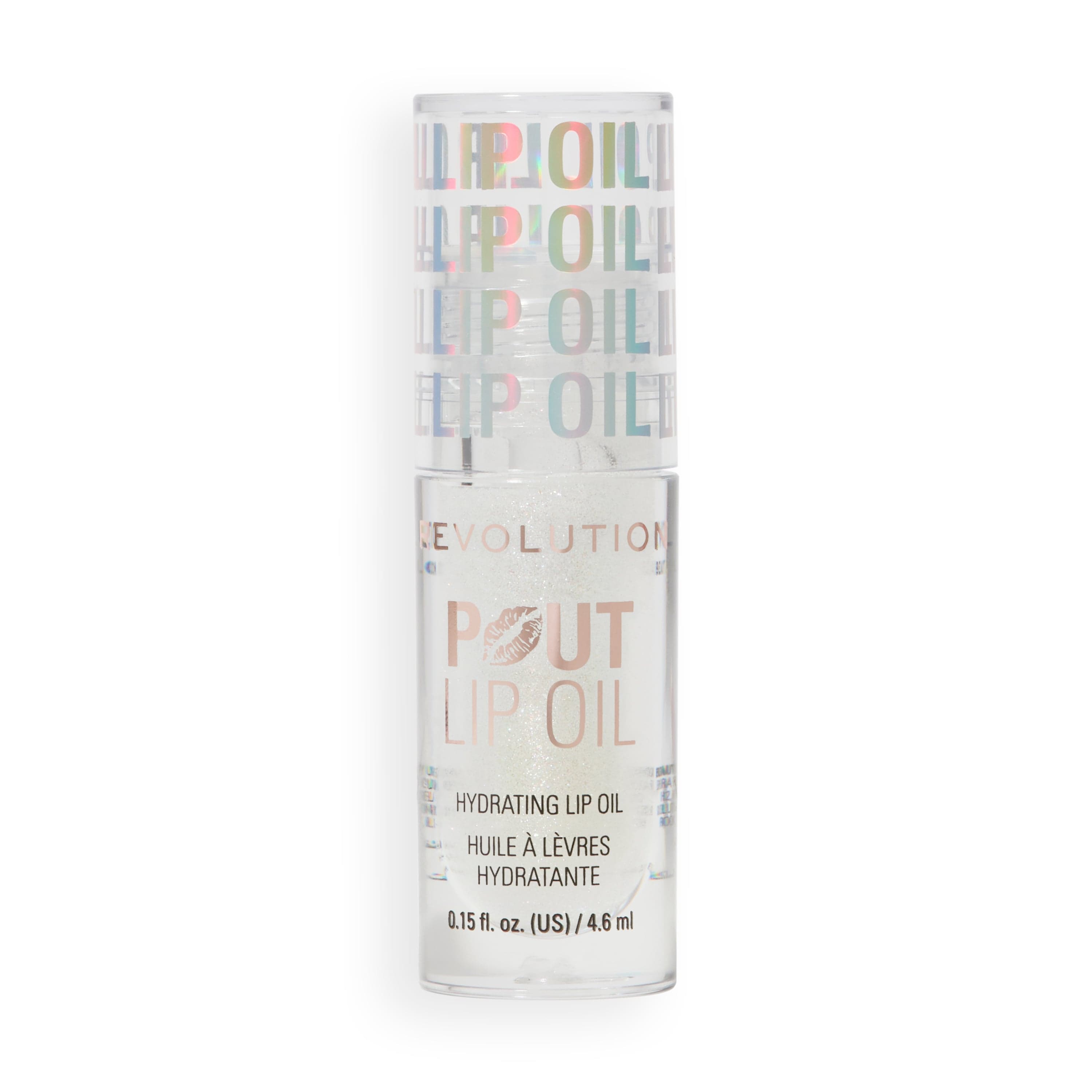 Revolution Pout Lip Oil Holographic Shimmer 4,6 ml 3