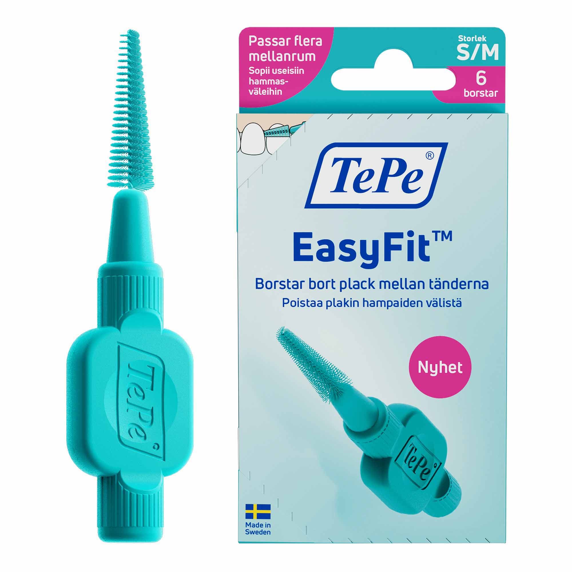 TePe EasyFit S/M 6 st