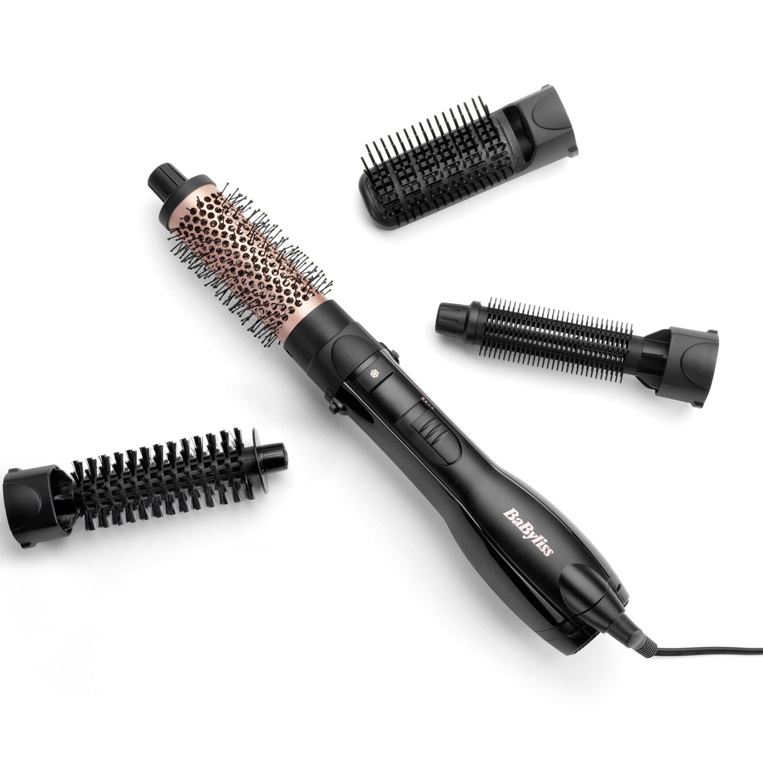 BaByliss Varmluftsborste Smooth Finish 1200W AS122E 2