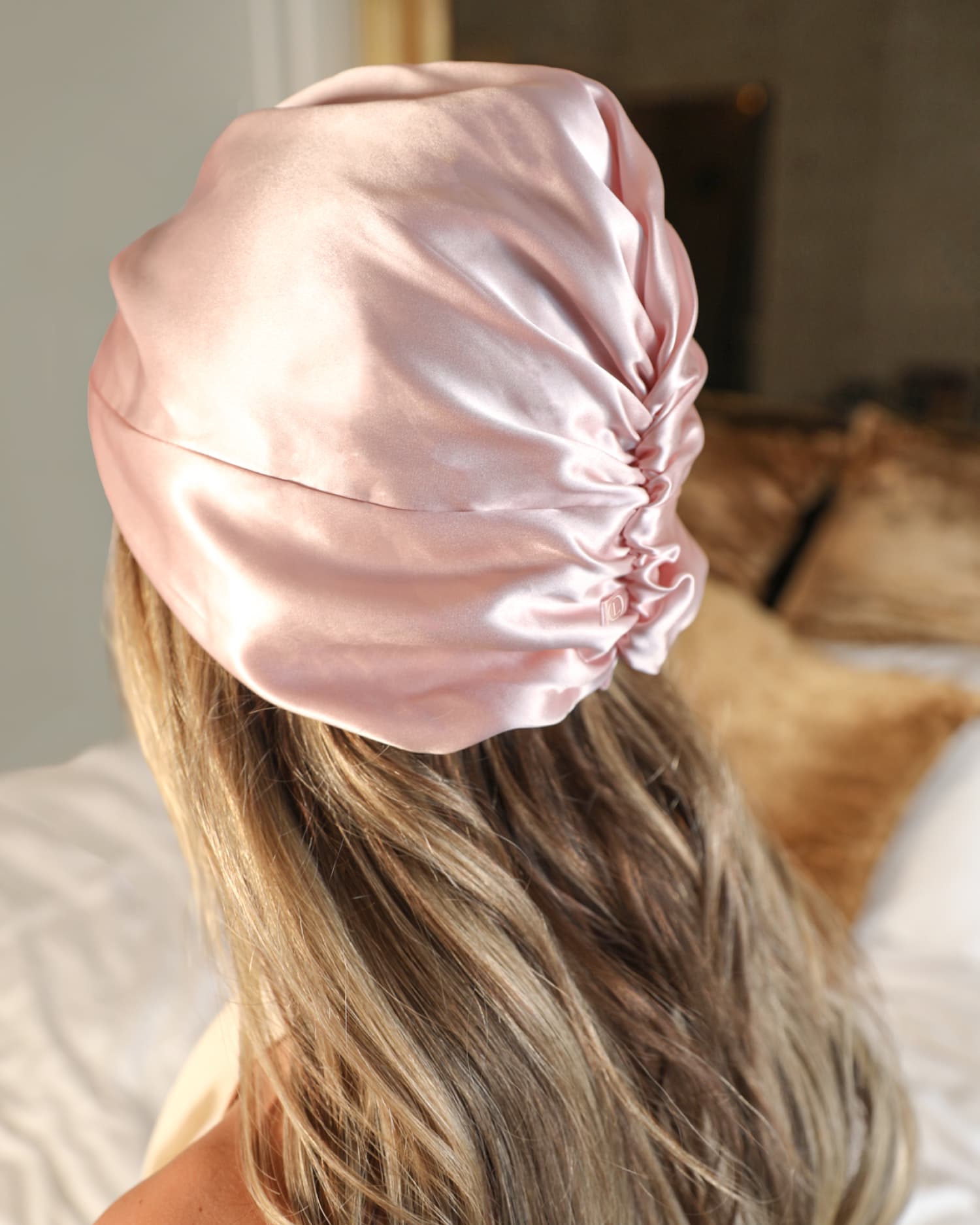 Lenoites Mulberry Silk Sleeping Cap Svart 3