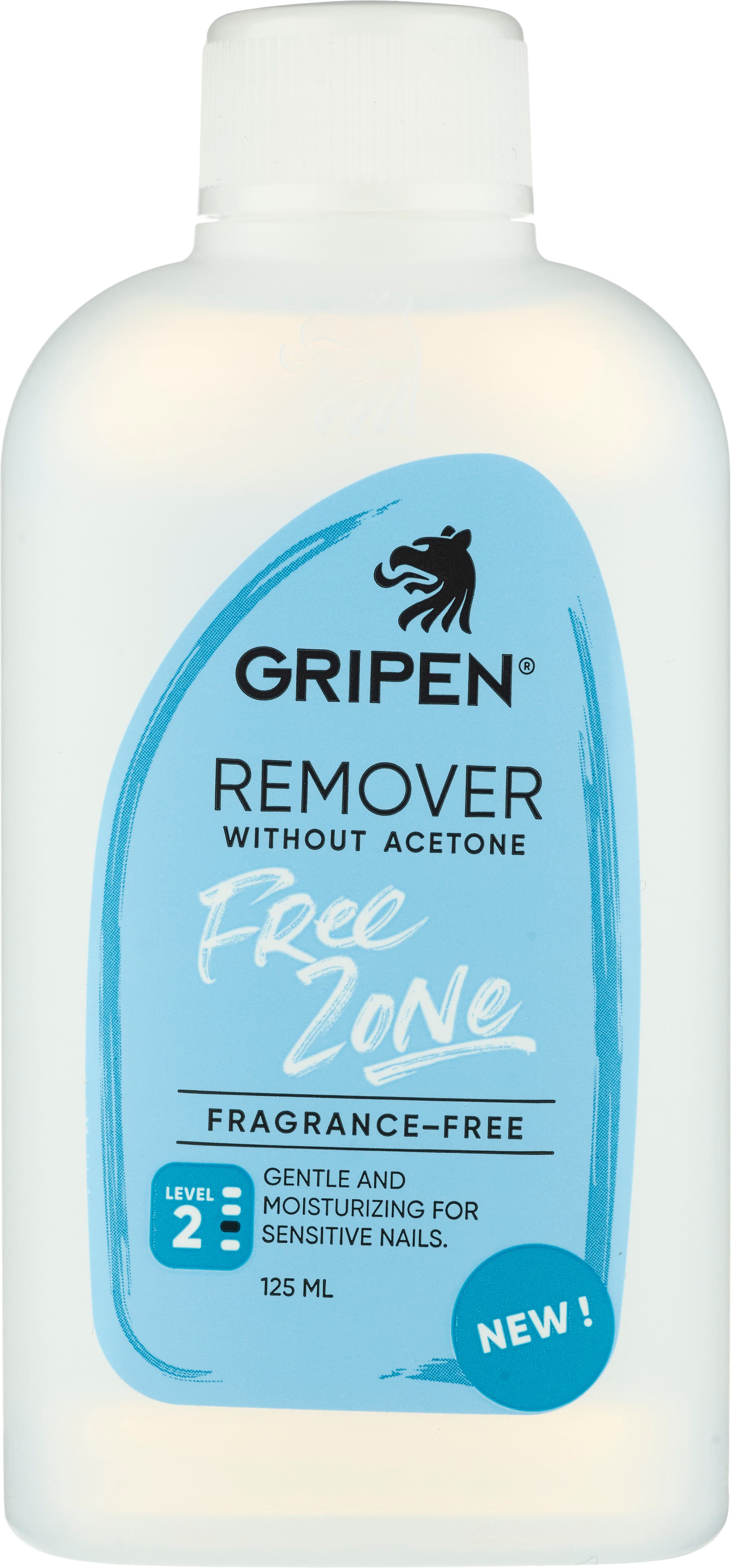 Gripen Remover utan Aceton Free Zone 125 ml