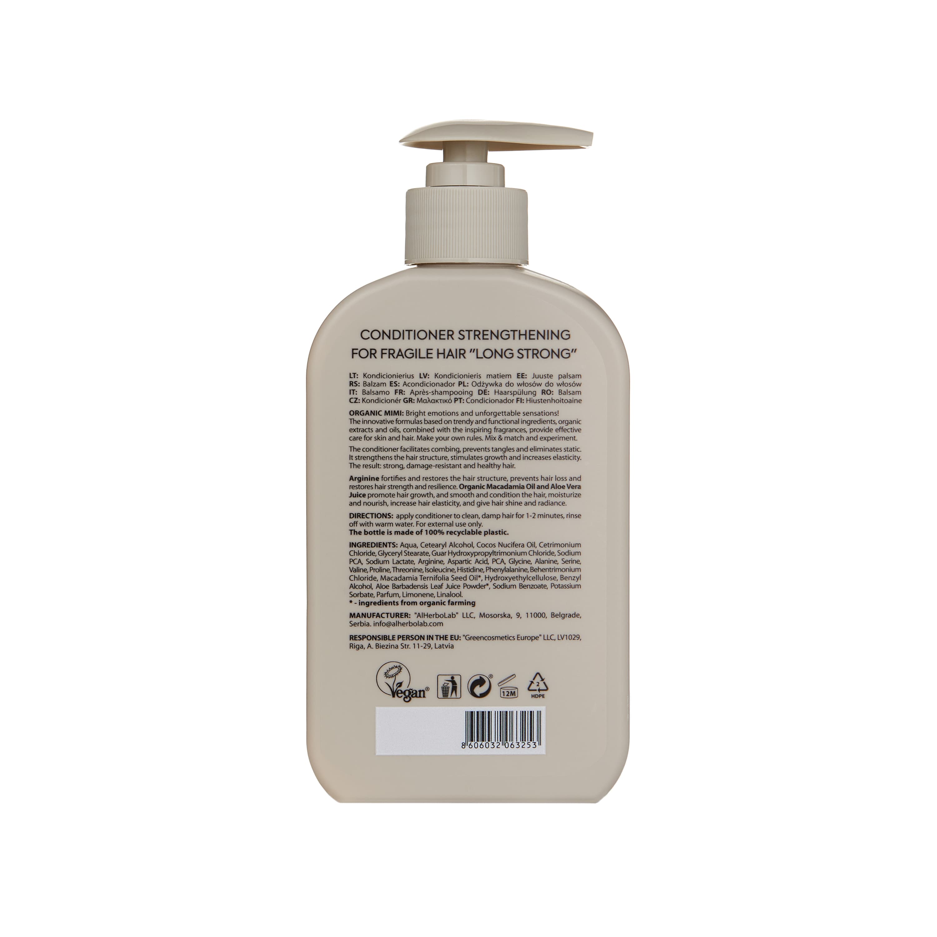 Organic Mimi Conditioner Strengthening Long Strong 300 ml 2