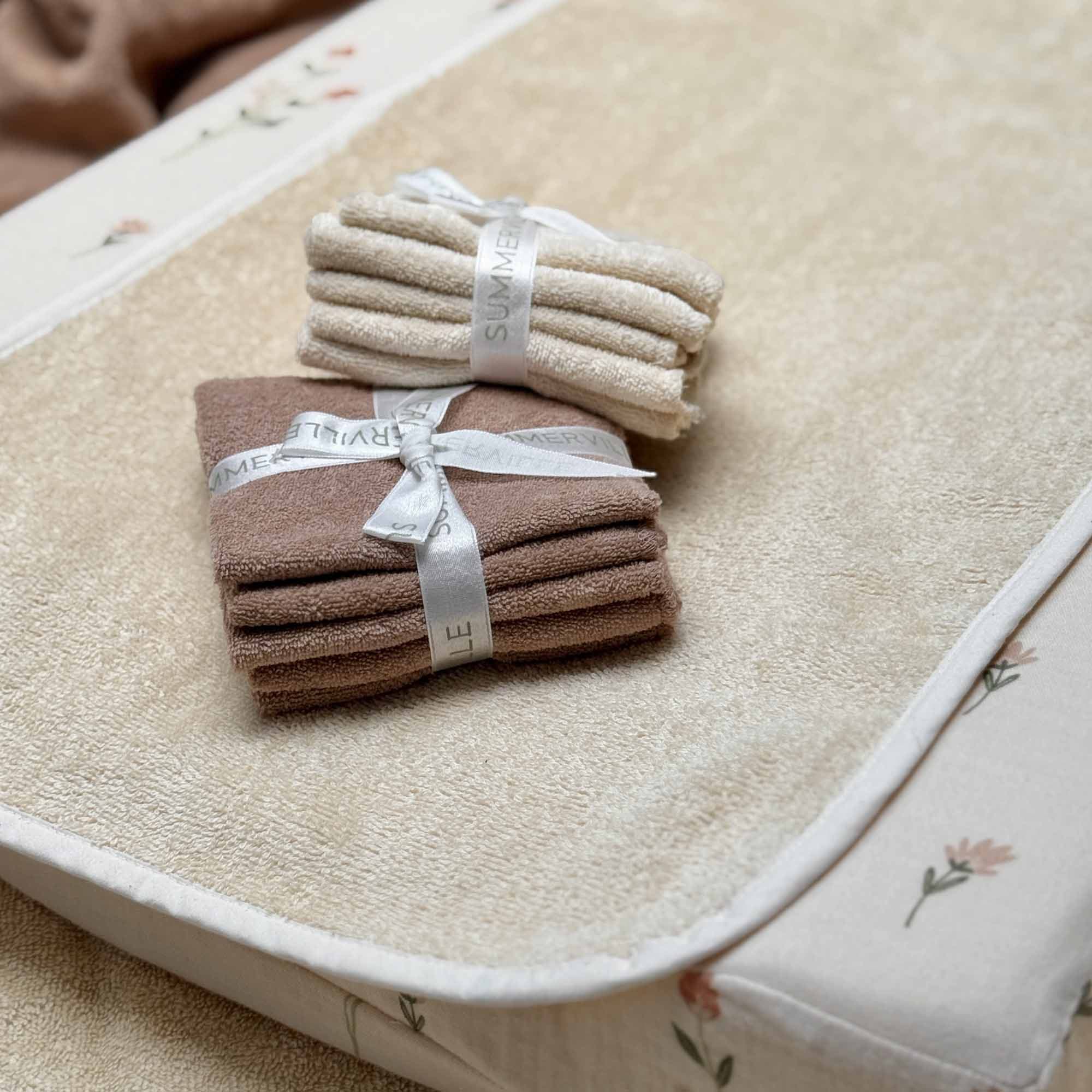 Summerville Tvättlappar Warm Taupe 5-pack 4
