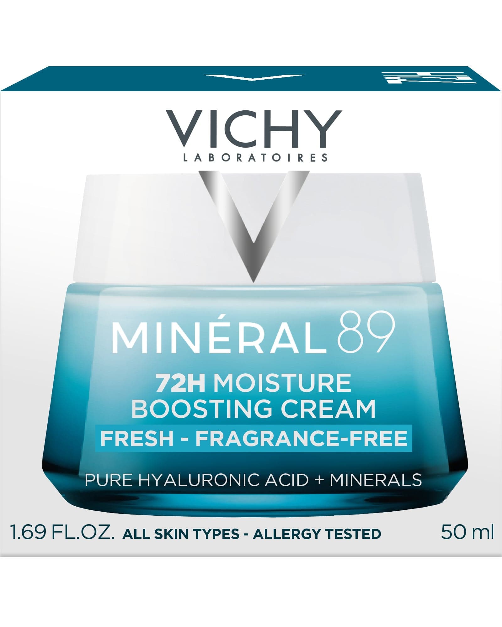 Vichy Minéral 89 72H Moisture Boosting Cream Fragrance Free 50 ml 2