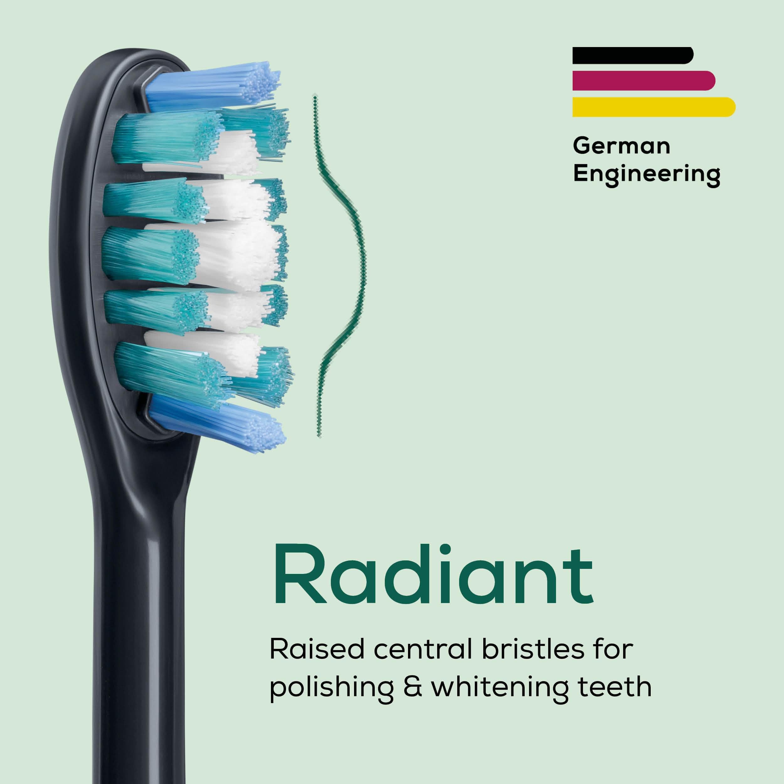 Beurer Sonic Premium Whiten Brush Heads Refill 4 st - produktbild 3