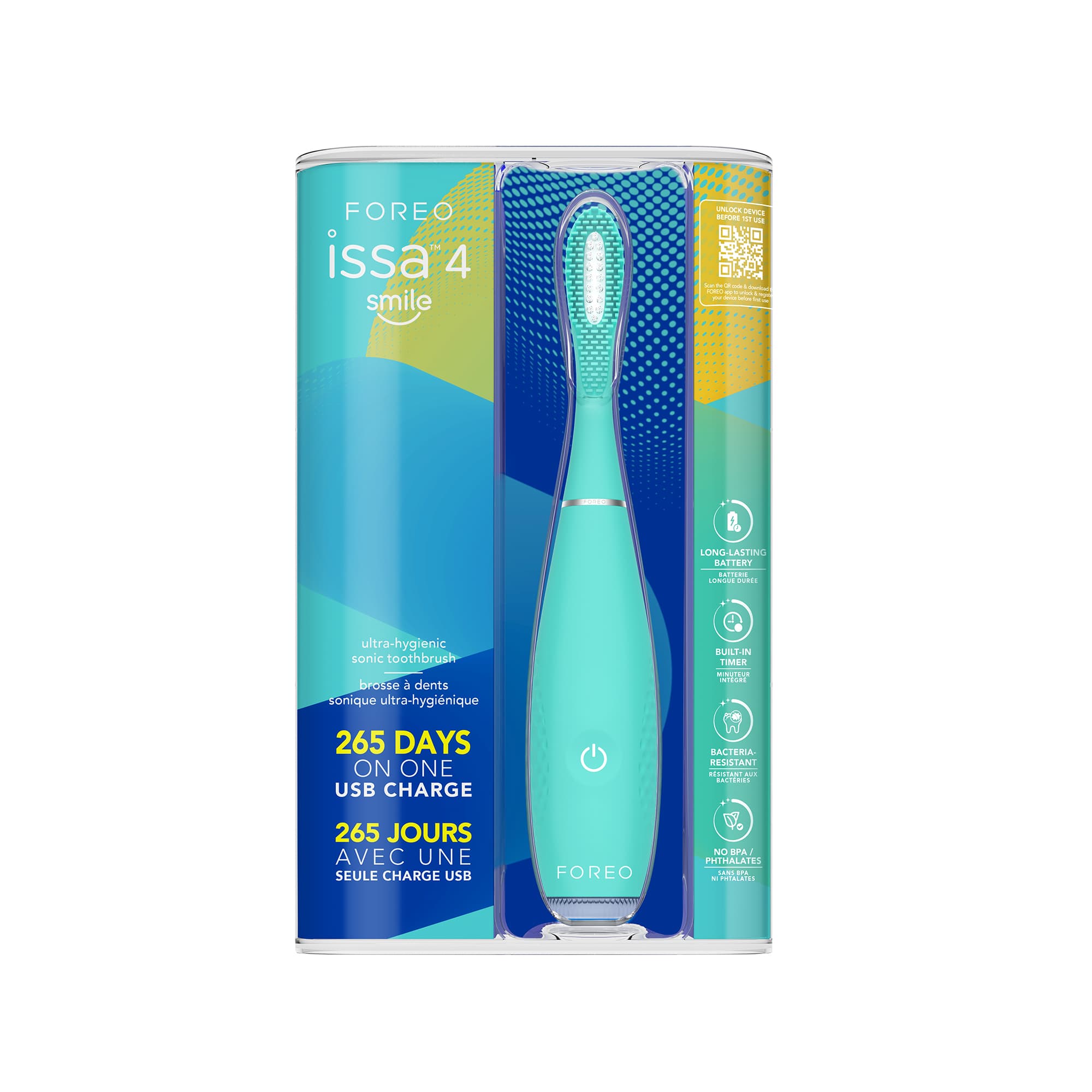FOREO ISSA 4 Smile Sonic Toothbrush Summer Sky 2