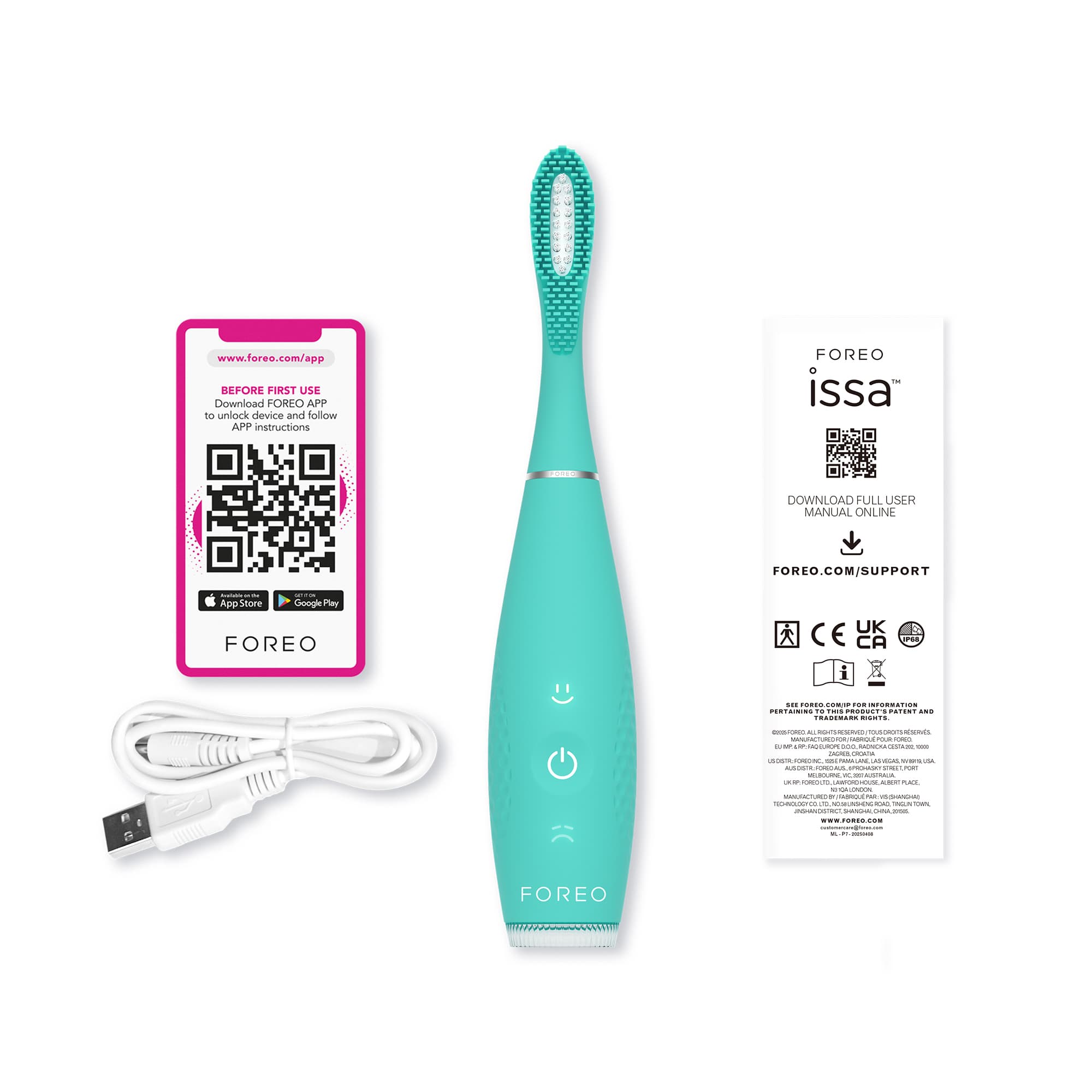 FOREO ISSA 4 Smile Sonic Toothbrush Summer Sky 5