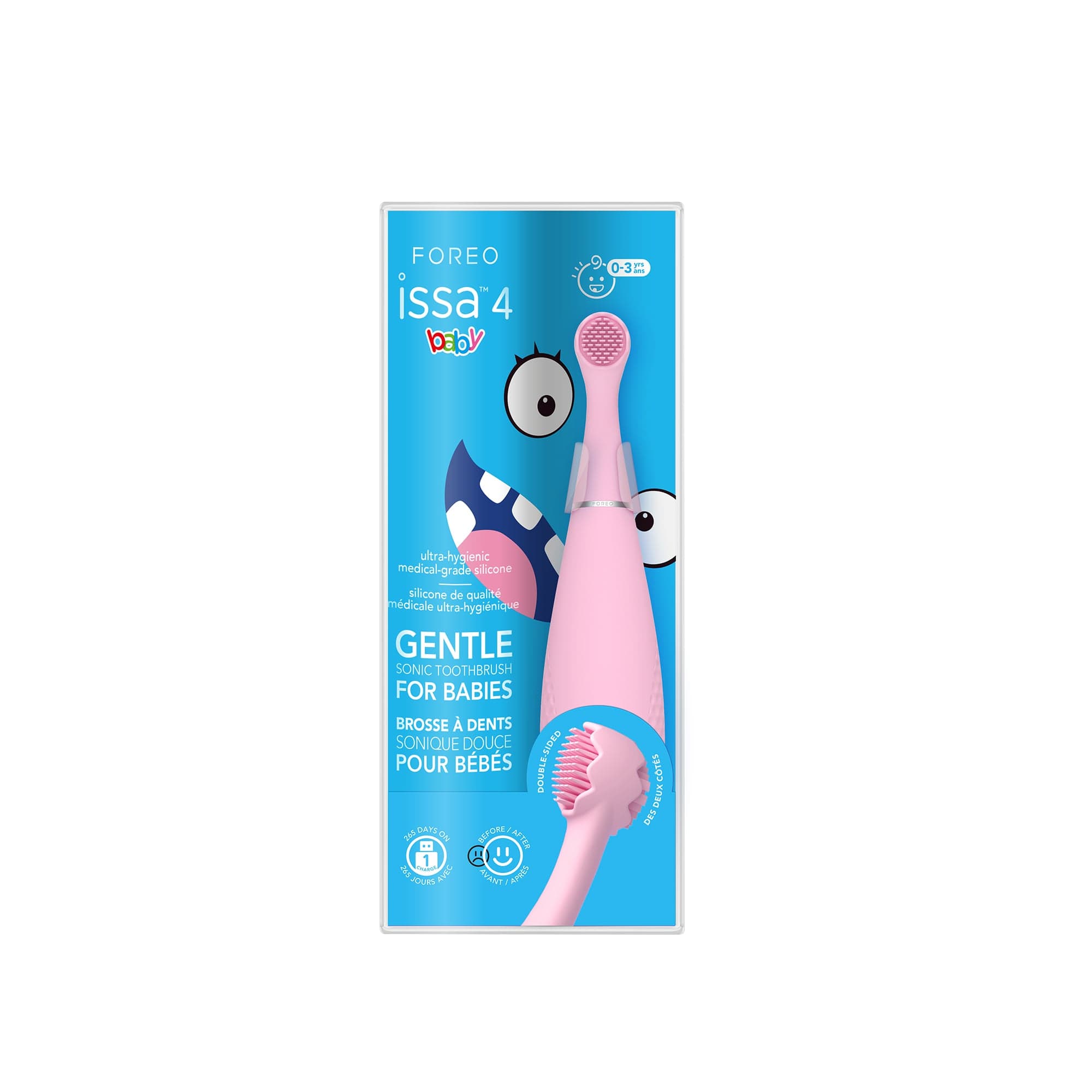 FOREO ISSA 4 Baby Toothbrush Pearl Pink 2