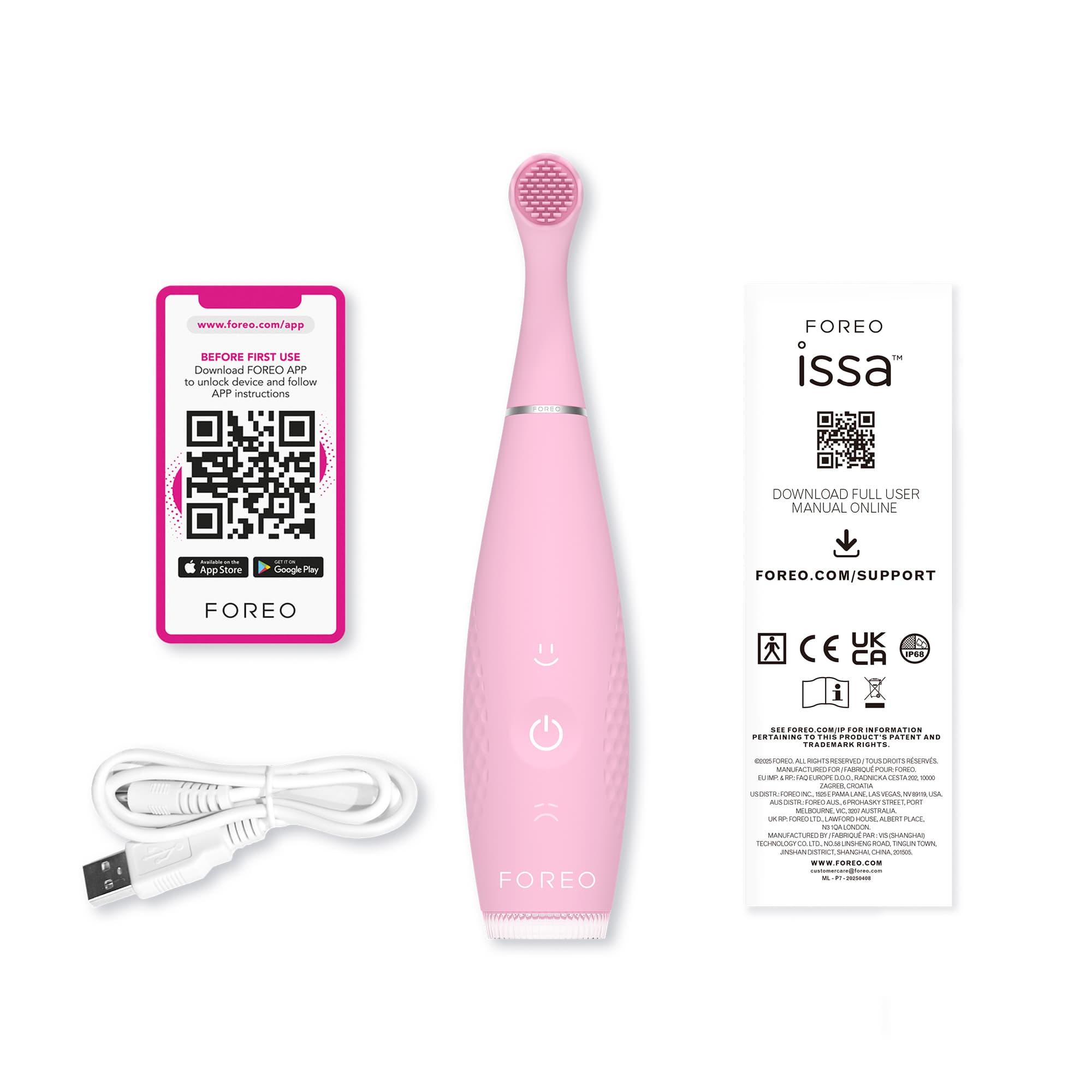 FOREO ISSA 4 Baby Toothbrush Pearl Pink 5