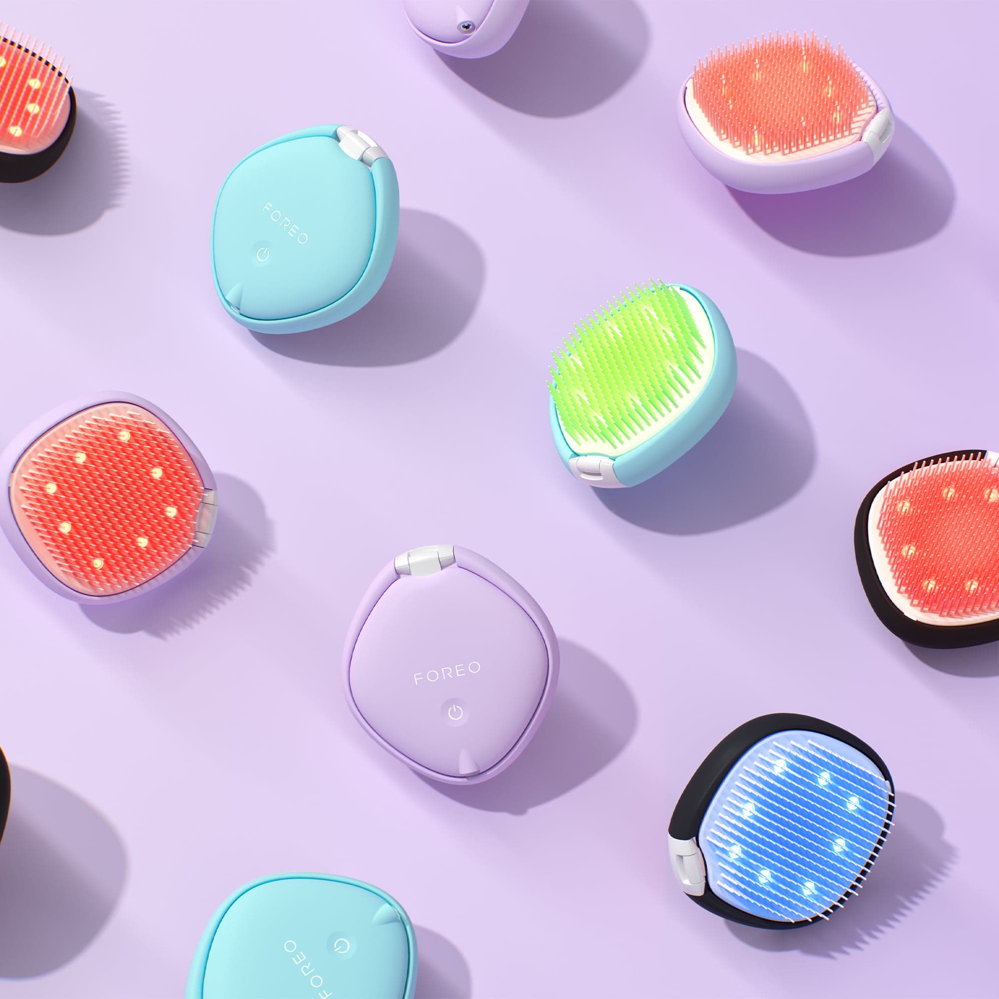 FOREO FLIP 4 Play Advanced LED Light Hairbrush Midnight Magic 4