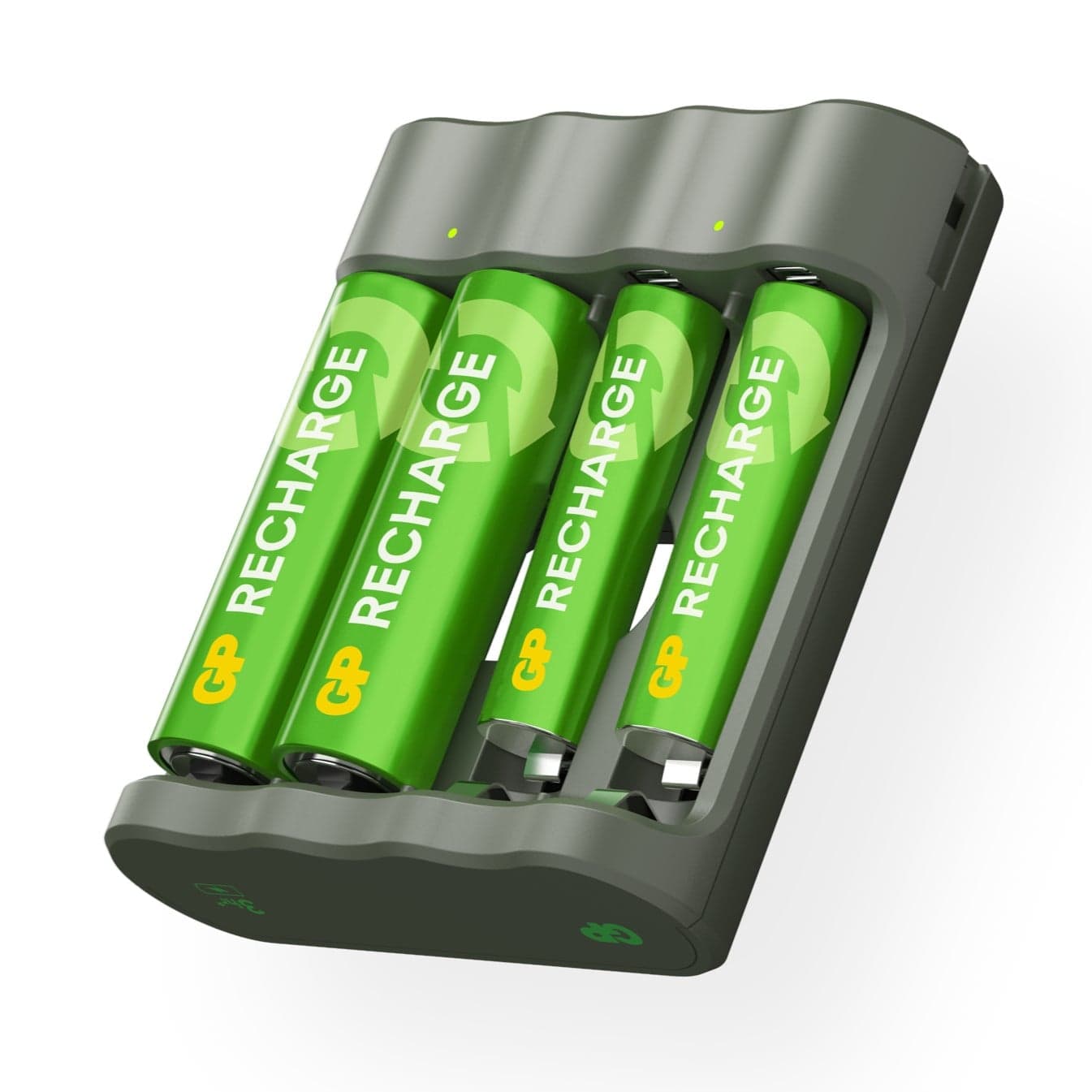 GP Batteries Recharge Batteriladdare inkl. 2 st AA & 2 st AAA-batterier 3