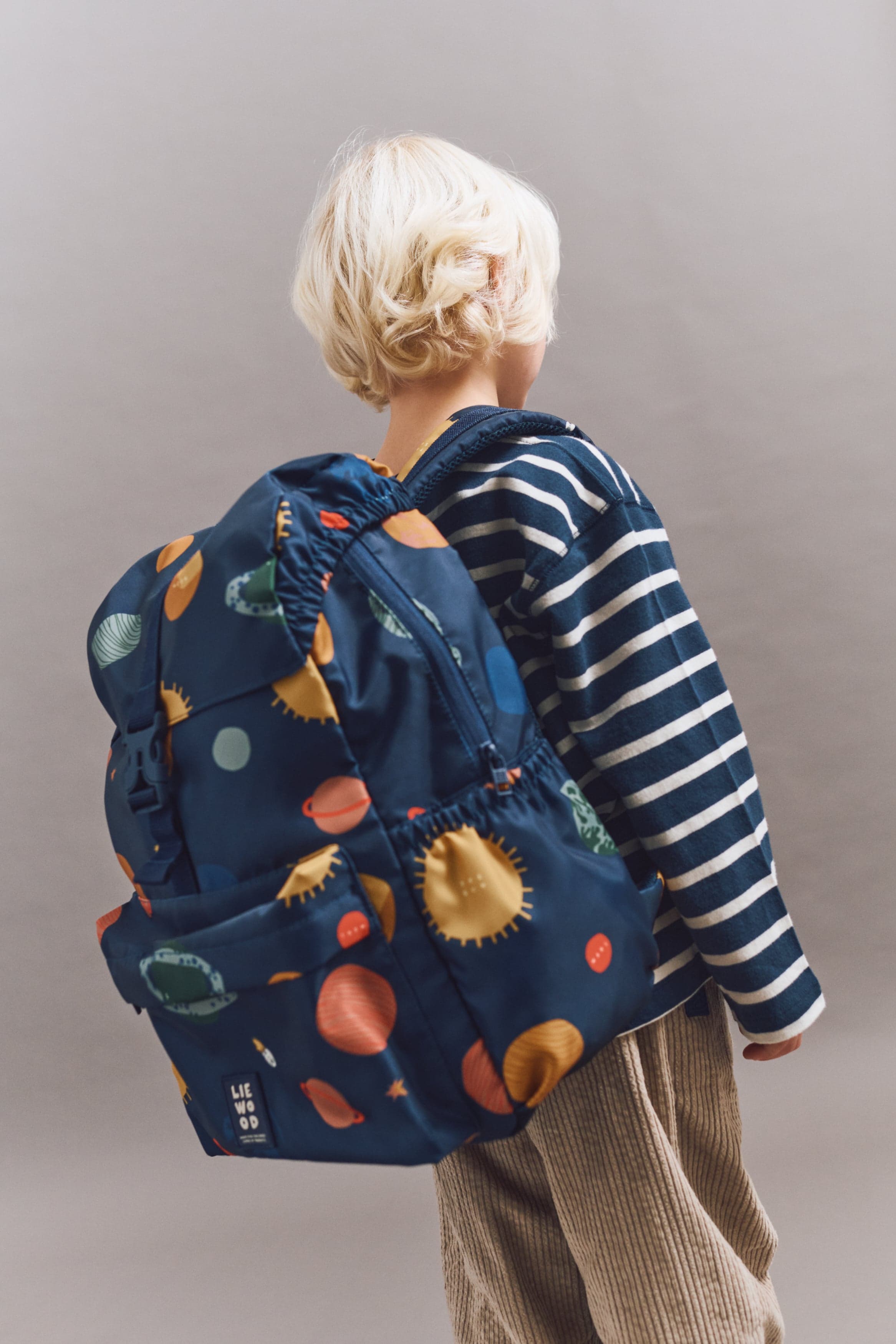 LIEWOOD Johnny Ryggsäck Universe/Classic Navy - produktbild 5