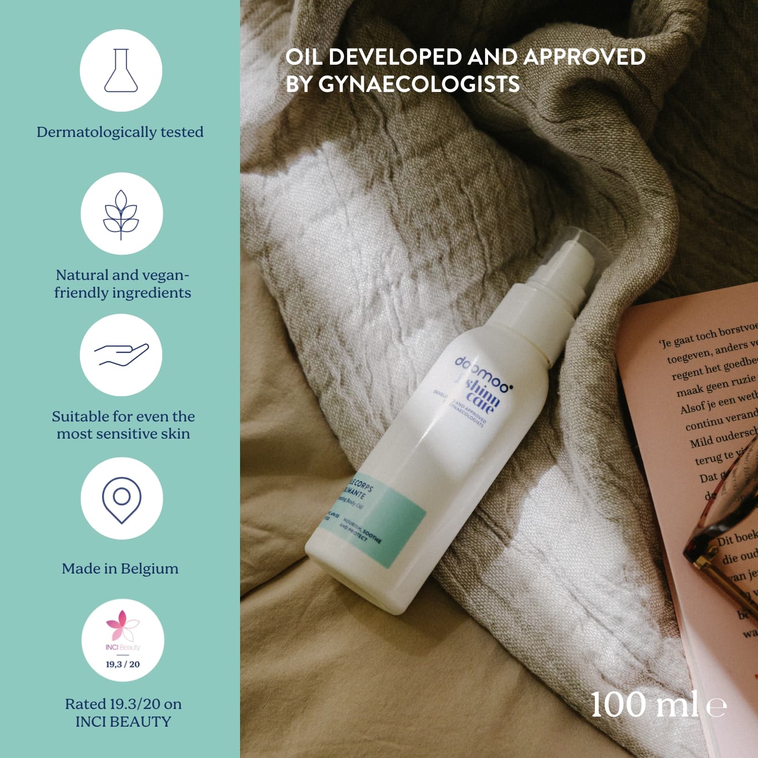 Doomoo ShinnCare Vårdande Gravidolja 100 ml 2