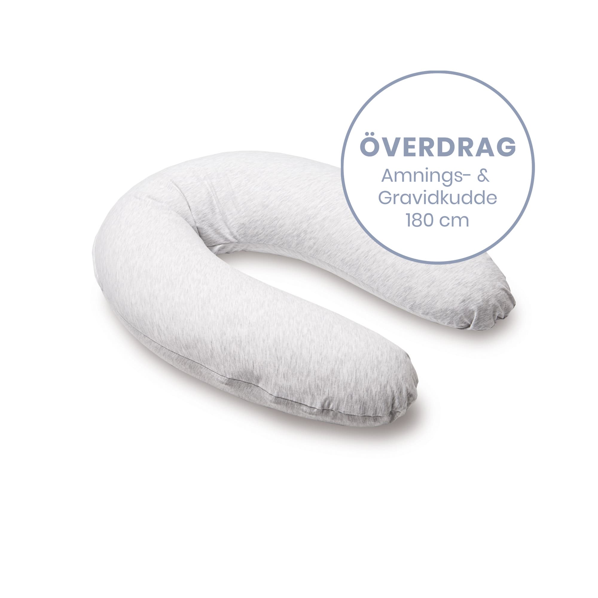 Doomoo Överdrag Amning & Gravidkudde Melerad Vit