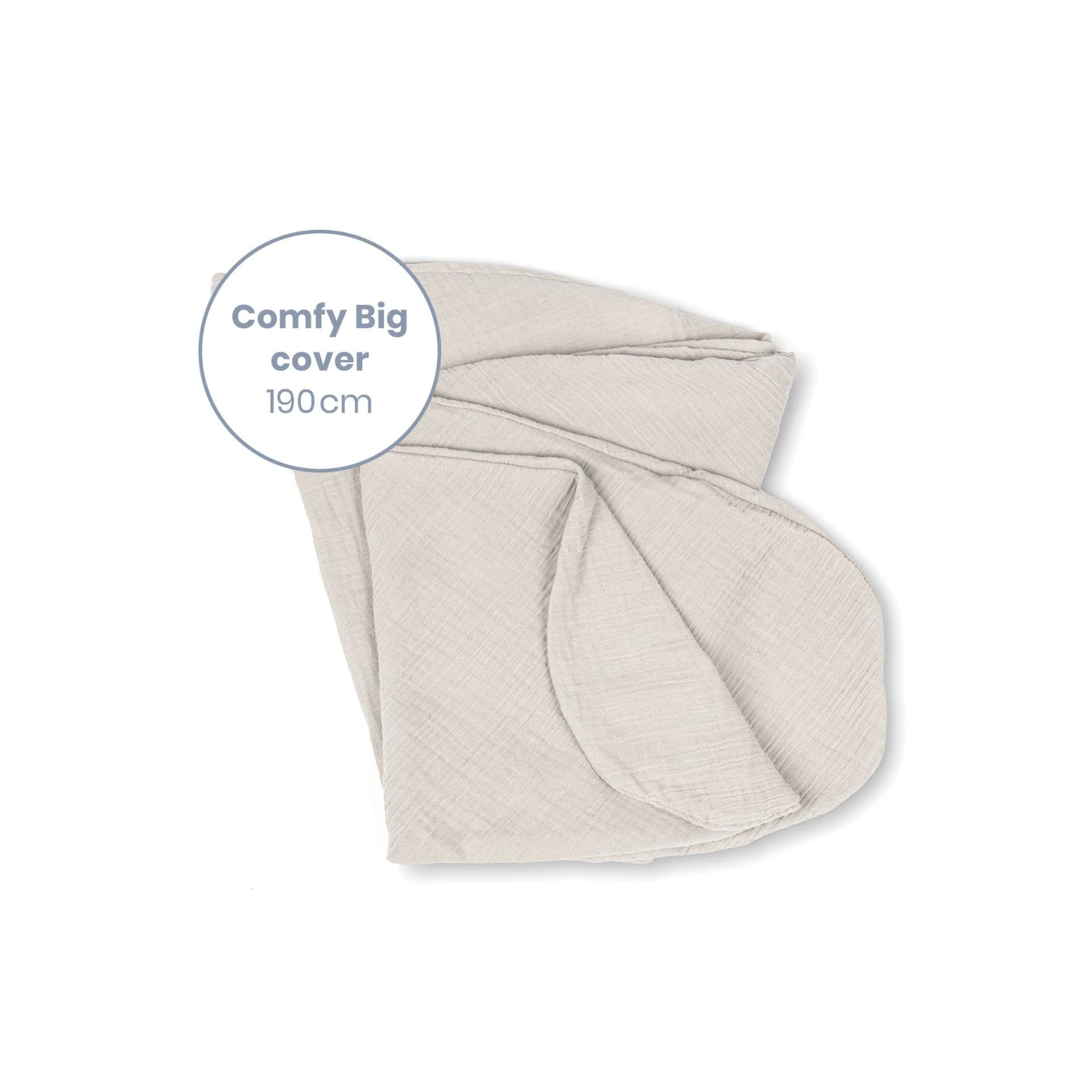Doomoo Överdrag Amning & Gravidkudde Muslin Sand