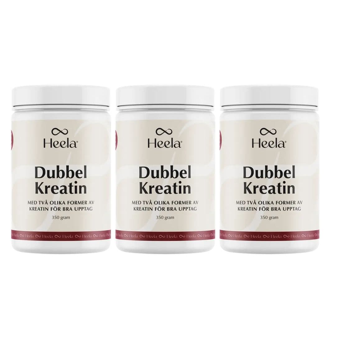 Heela Dubbel Kreatin 350 g 3-pack