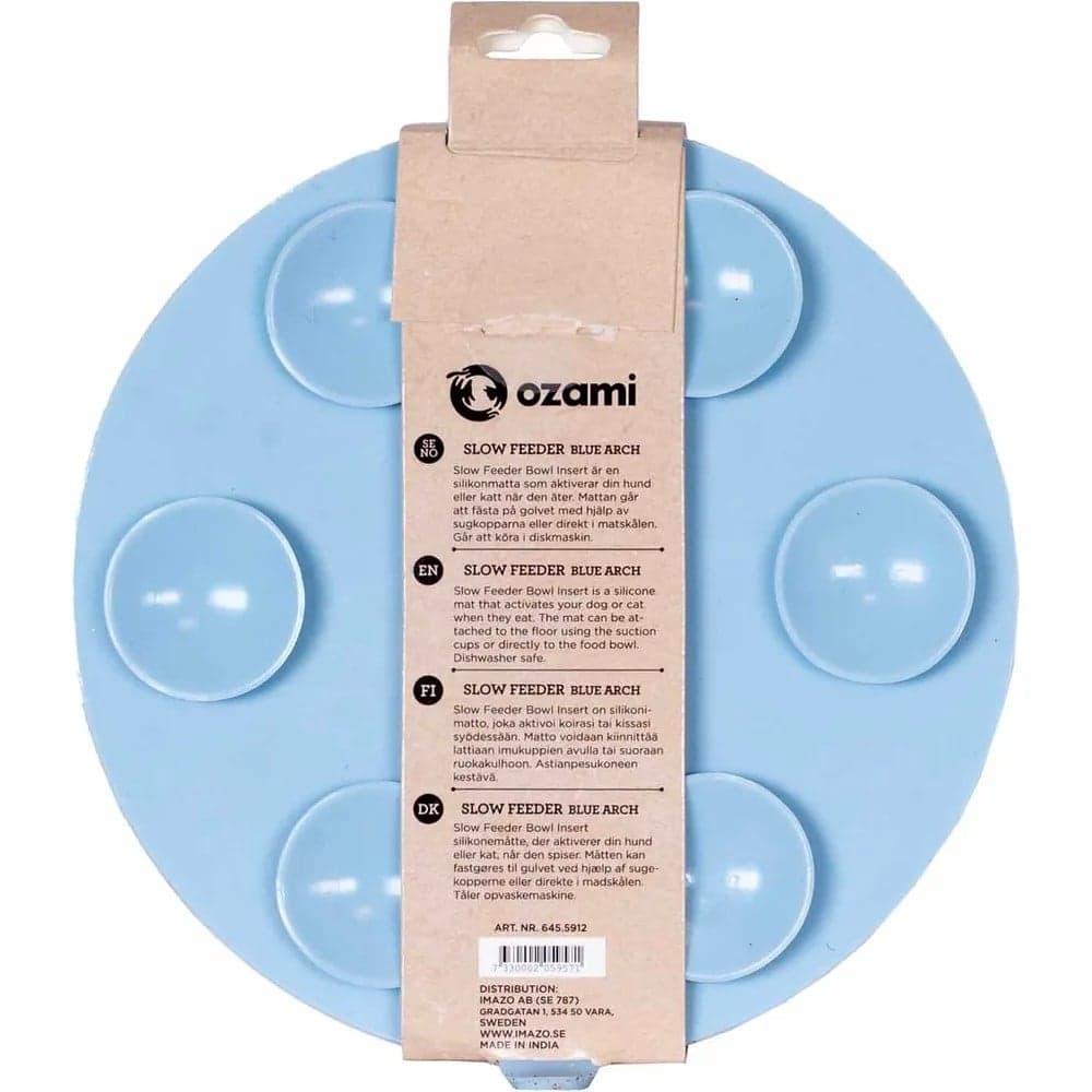 Ozami Slow Feeder Bowl Insert Arch Blå - produktbild 2