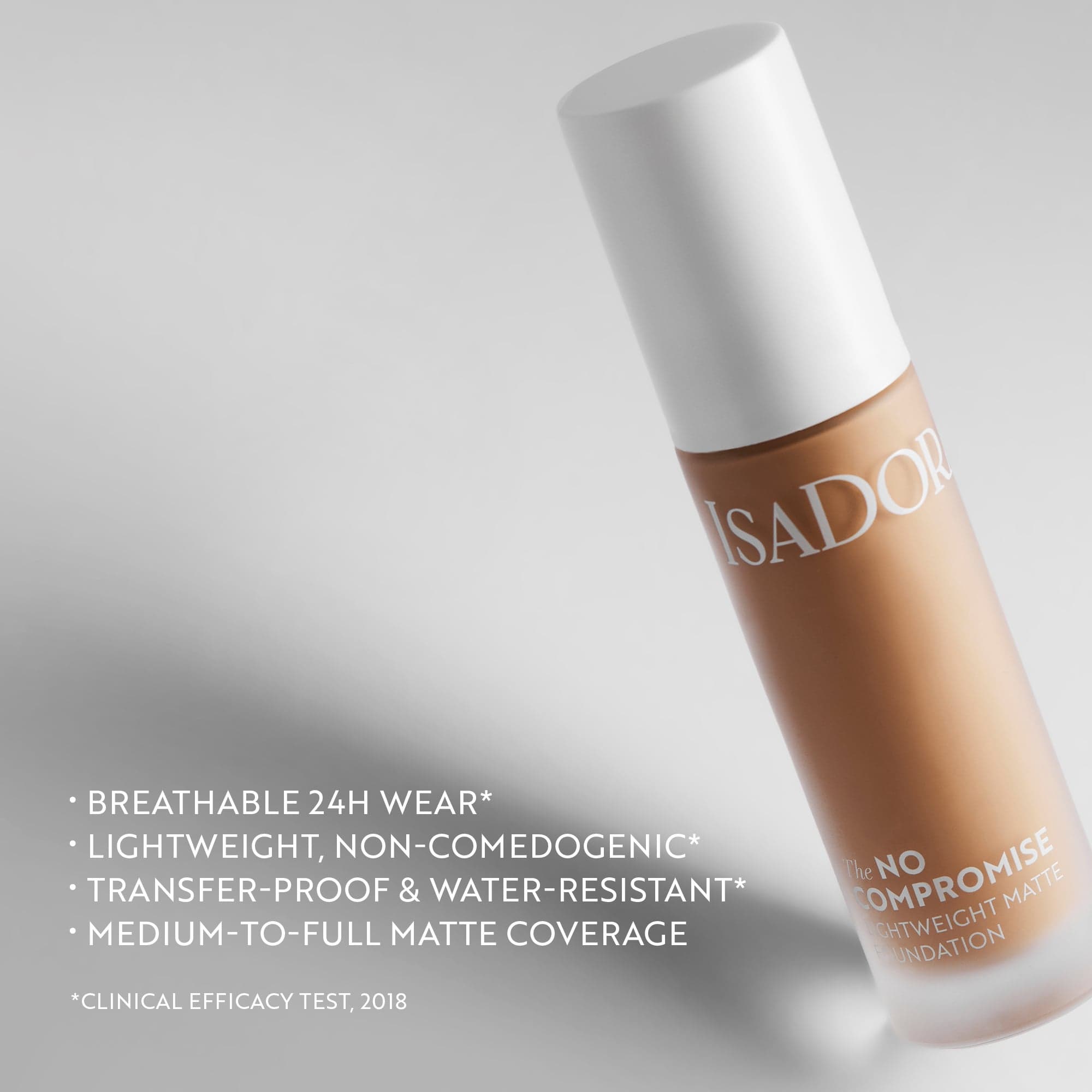 IsaDora No Compromise Lightweight Matte Foundation 1N 30 ml - produktbild 5