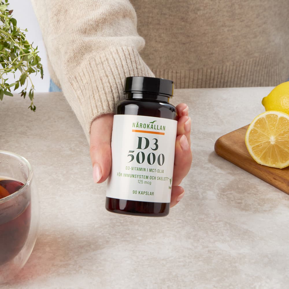 Närokällan D3 5000 Vegan 90 kapslar - produktbild 2