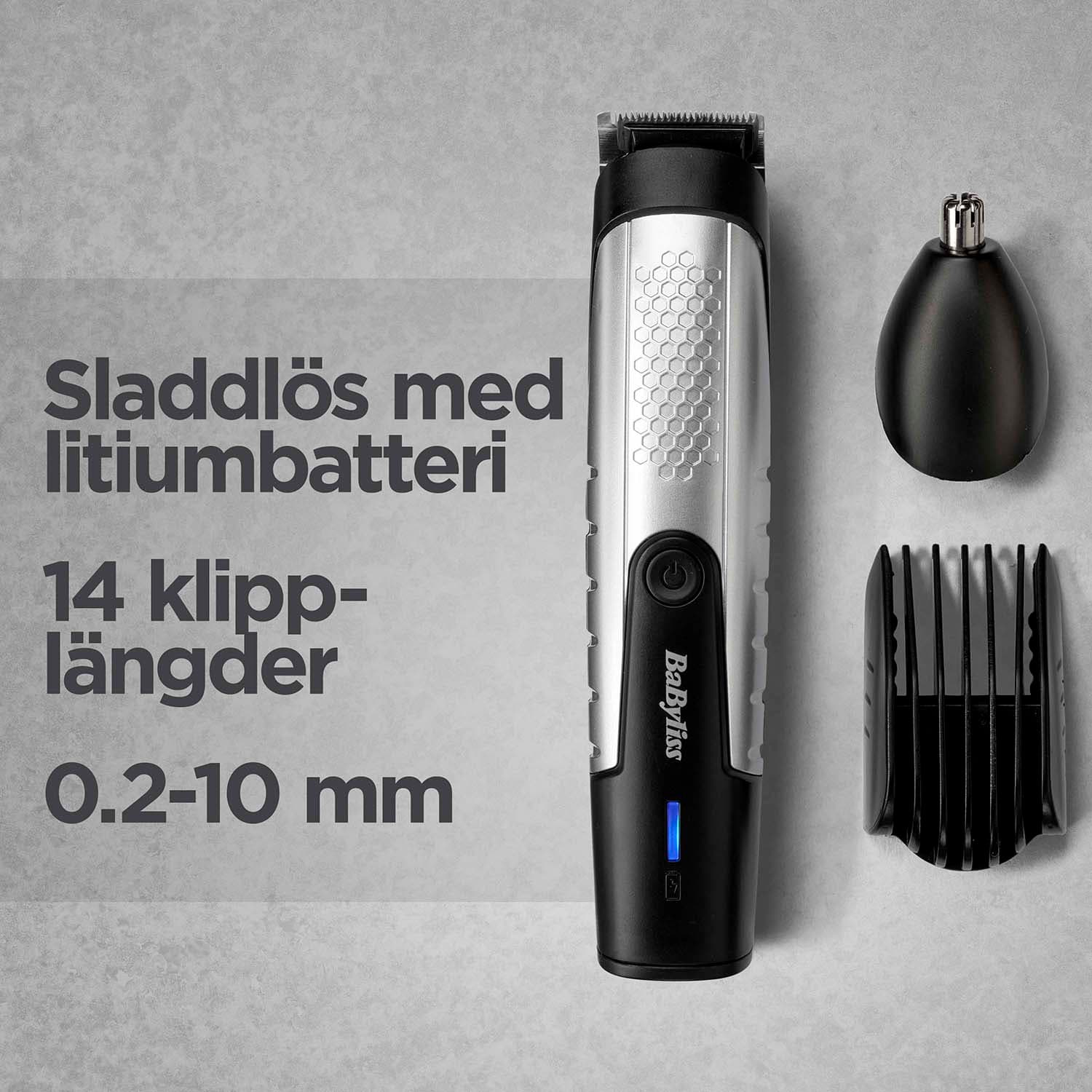 BaByliss Skäggtrimmer Lithium Power T812E 2
