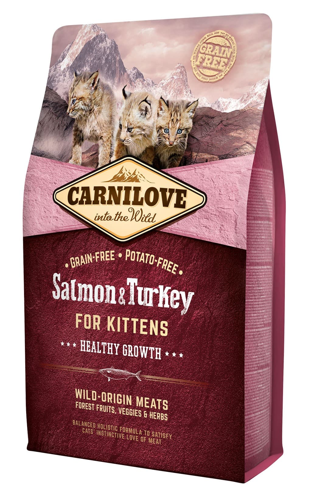 Carnilove Salmon-Turkey Healthy Grow Kitten 2 kg