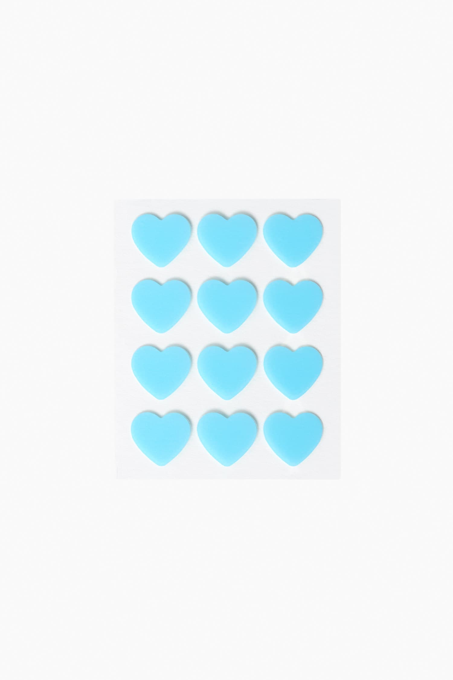 Peggy World Blemish Patches Hearts and Stars Turquoise 24 st 2