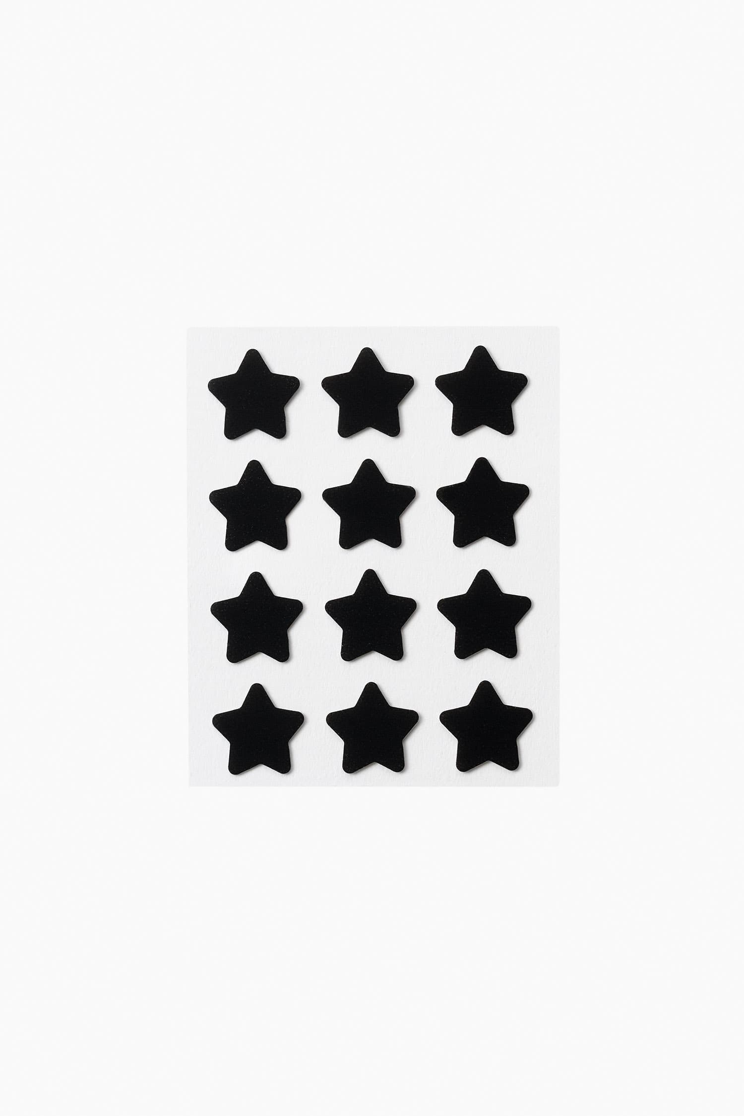 Peggy World Blemish Patches Hearts and Stars Black 24 st 3