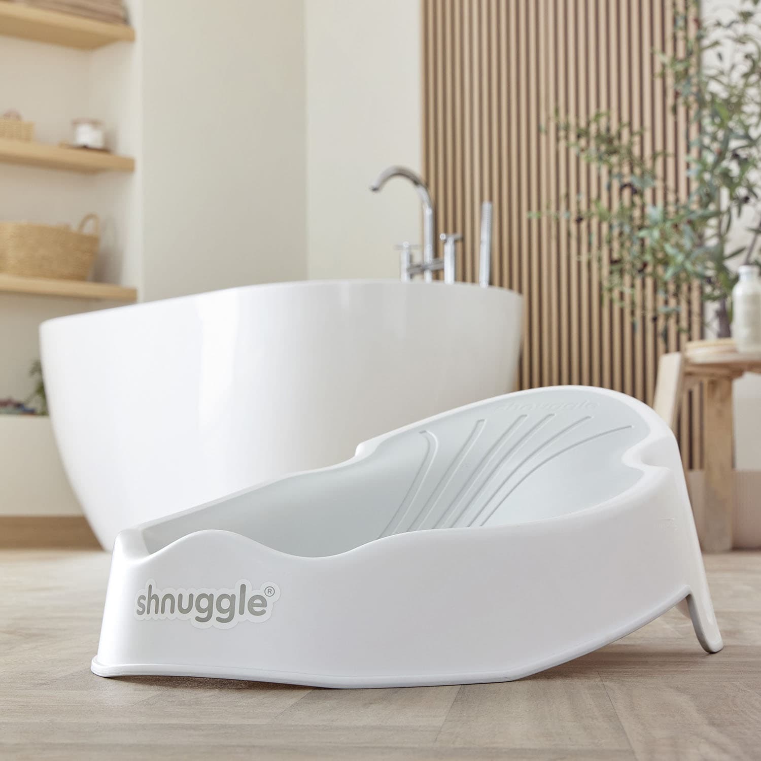 Shnuggle New Born Support White/Grey 5