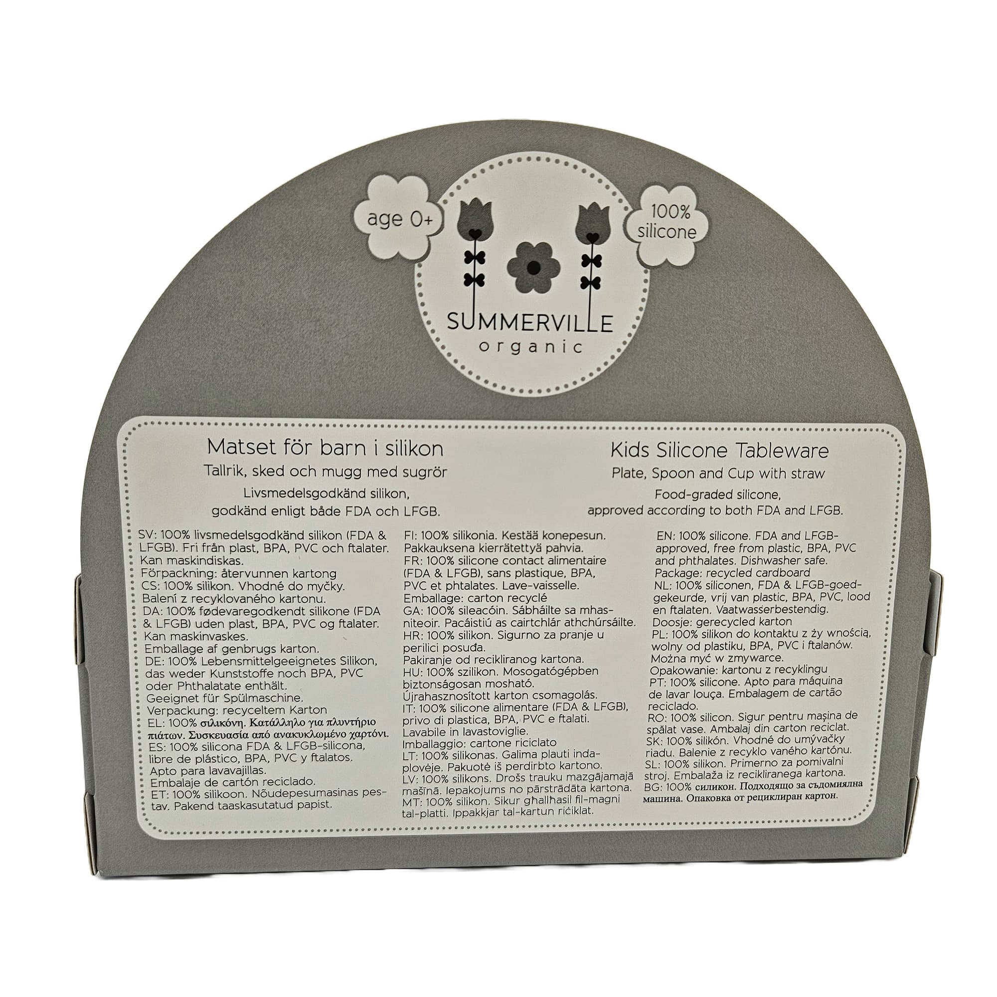 Summerville Matset Silikon 3 delar Cameo Green 4