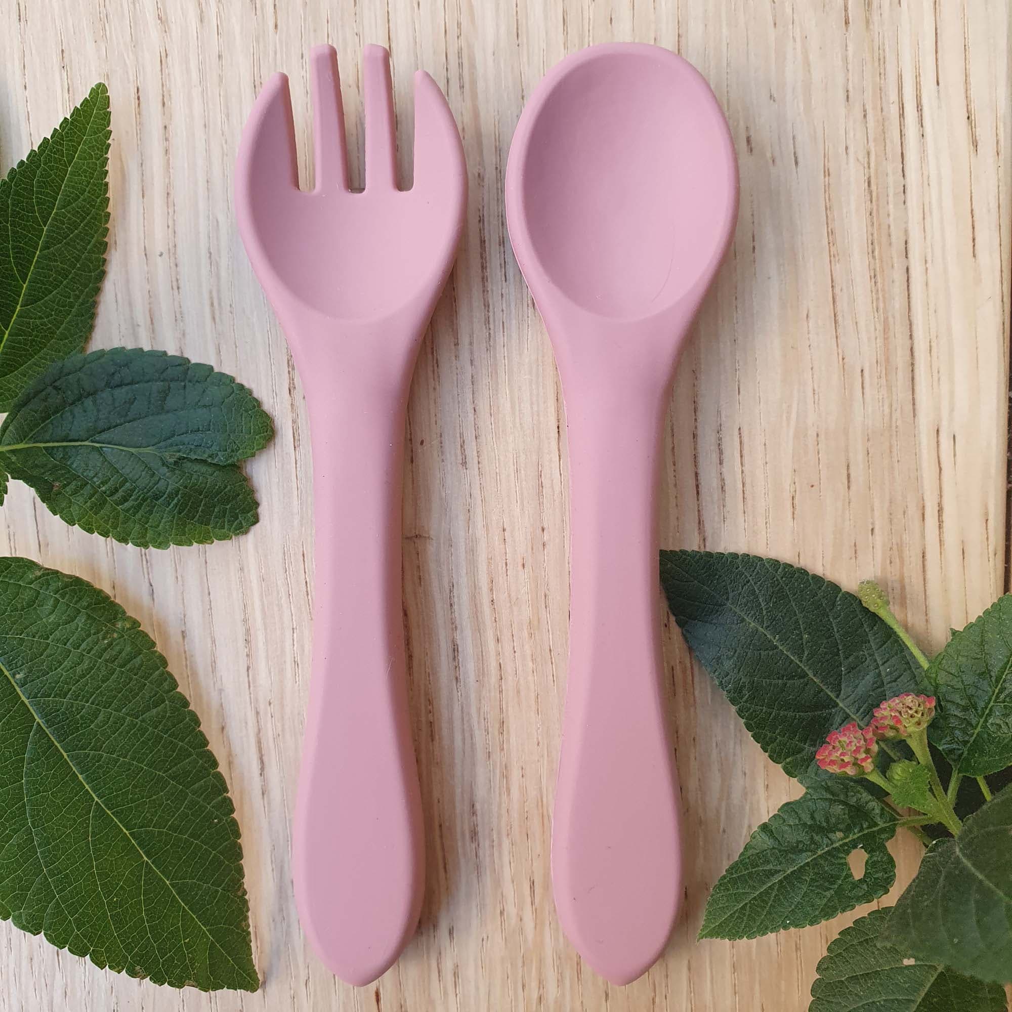 Summerville Sked och Gaffel Silikon Dusty Rose - produktbild 3