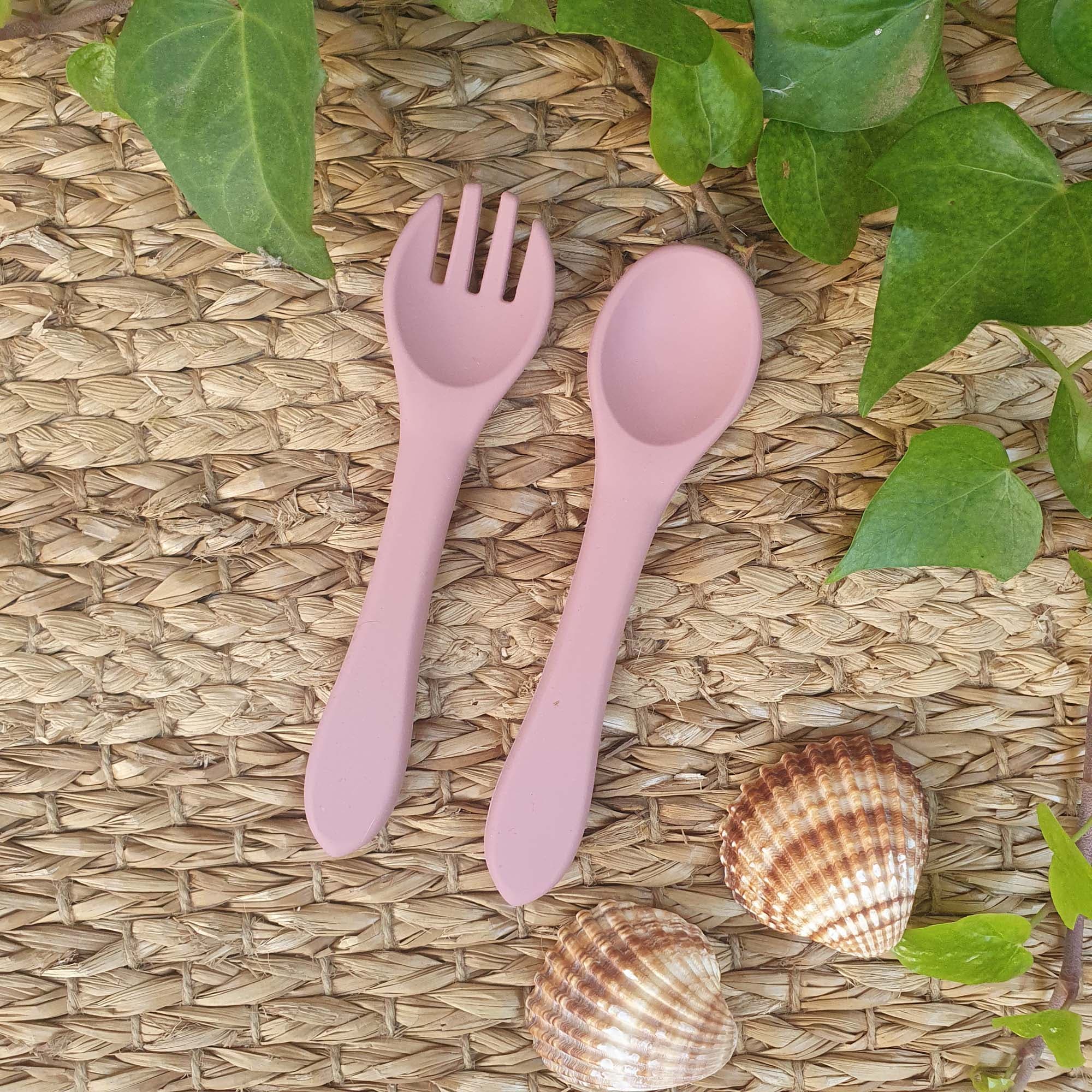 Summerville Sked och Gaffel Silikon Dusty Rose - produktbild 4