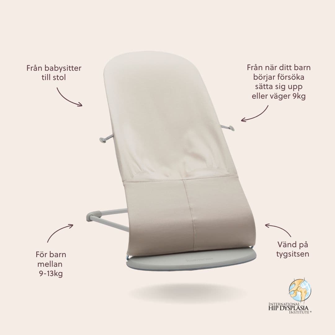 BabyBjörn Bouncer Bliss 3D Jersey Light Beige 3