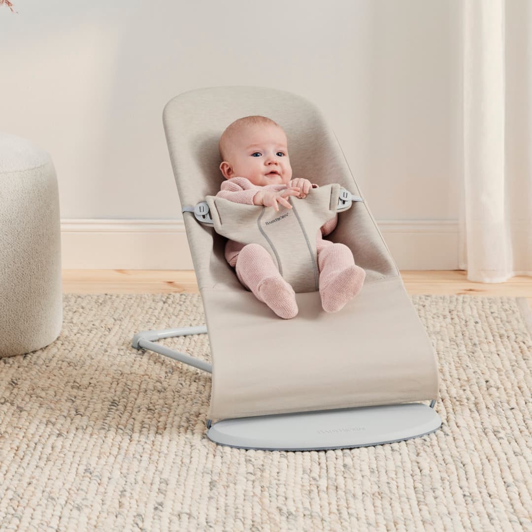 BabyBjörn Bouncer Bliss 3D Jersey Light Beige 4