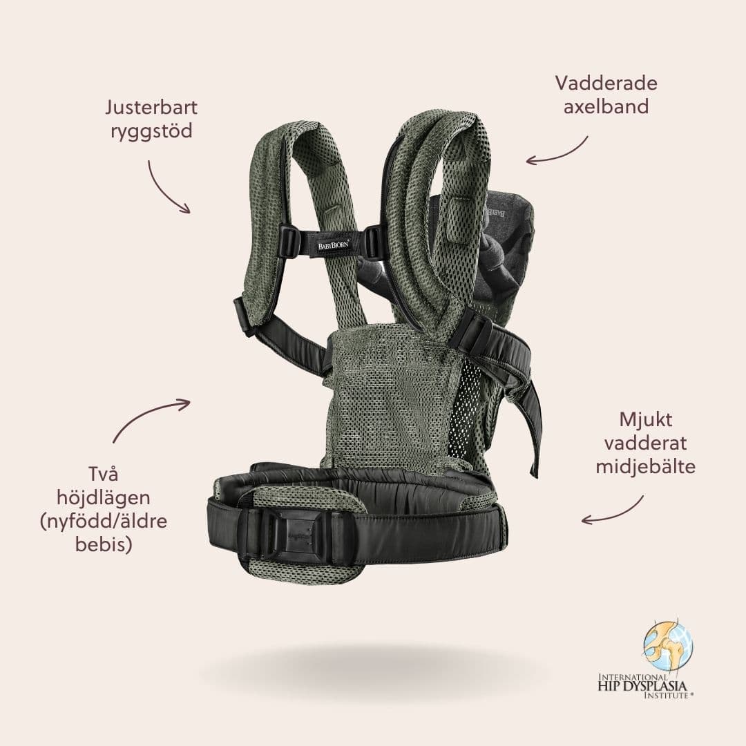 BabyBjörn Baby Carrier Harmony 3D Mesh Dark Green 4