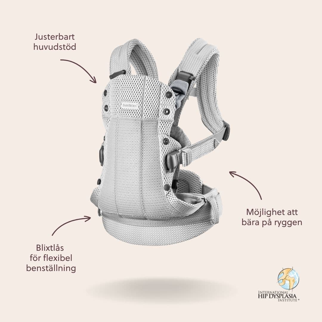 BabyBjörn Baby Carrier Harmony 3D Mesh Silver 3