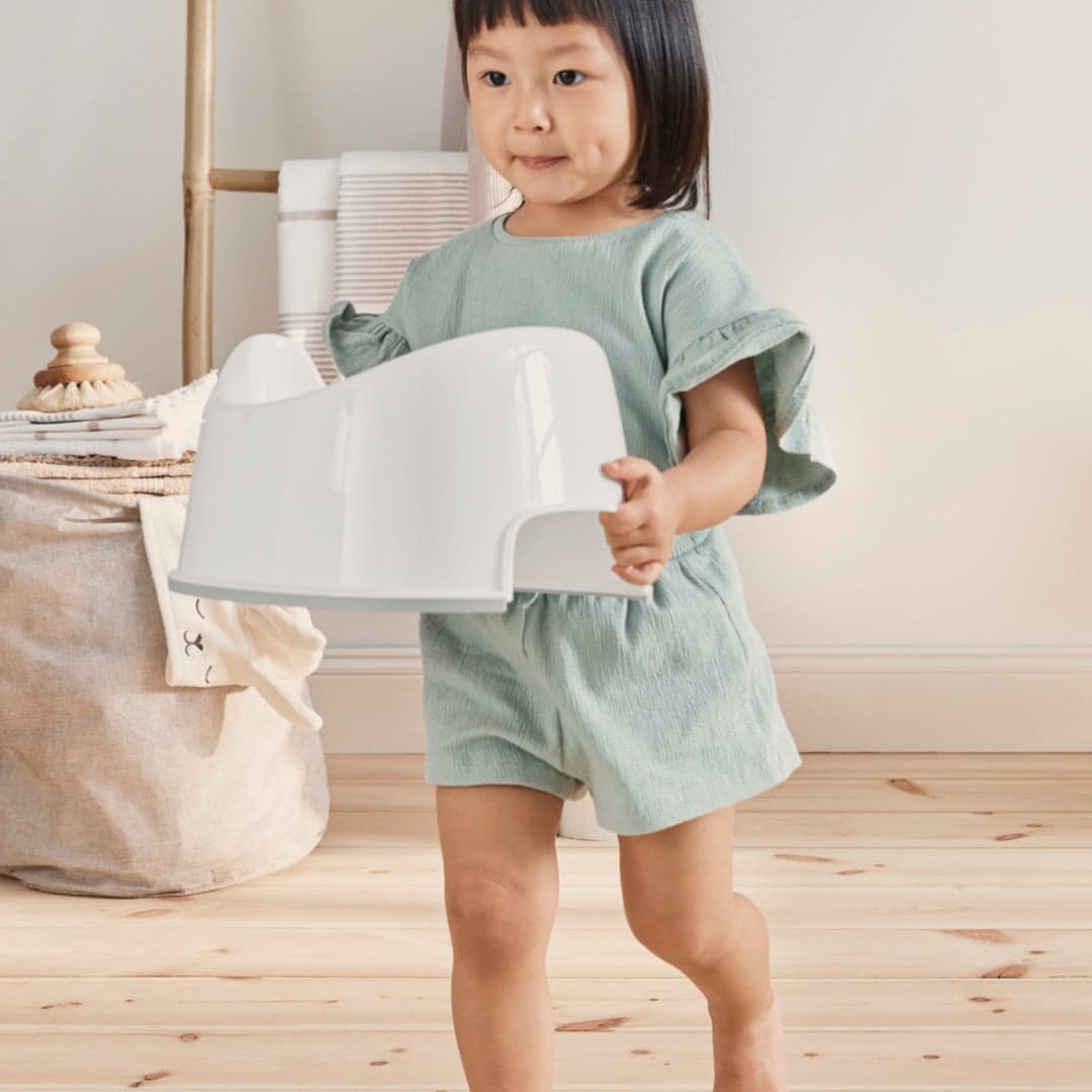 BabyBjörn Smart Potta Vit/grå - produktbild 4